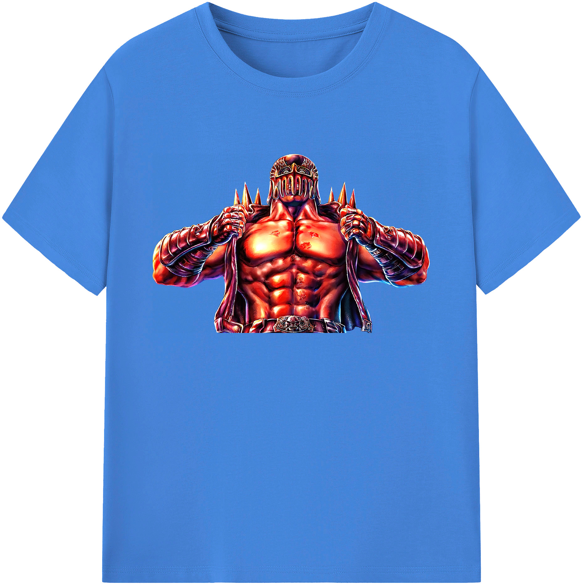 （画像用） 北斗の拳 Fist of the North Star 綿100％ メンズ半袖Tシャツ｜肌触りやわらか＆通気性