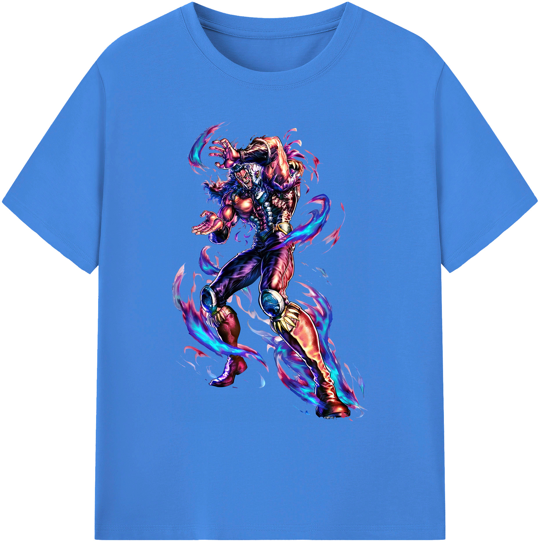 （画像用） 北斗の拳 Fist of the North Star 綿100％ メンズ半袖Tシャツ｜肌触りやわらか＆通気性