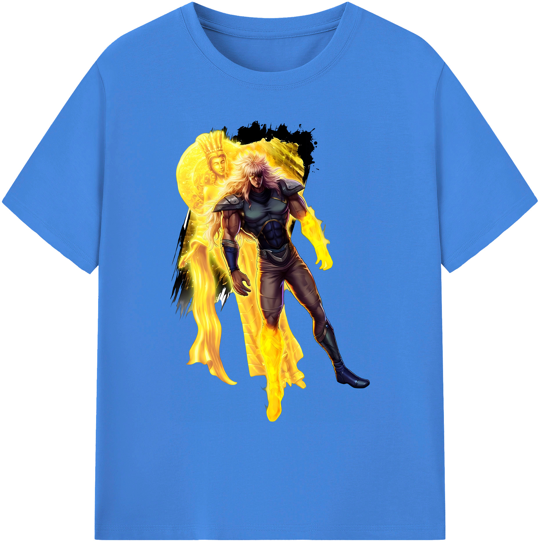 （画像用） 北斗の拳 Fist of the North Star 綿100％ メンズ半袖Tシャツ｜肌触りやわらか＆通気性