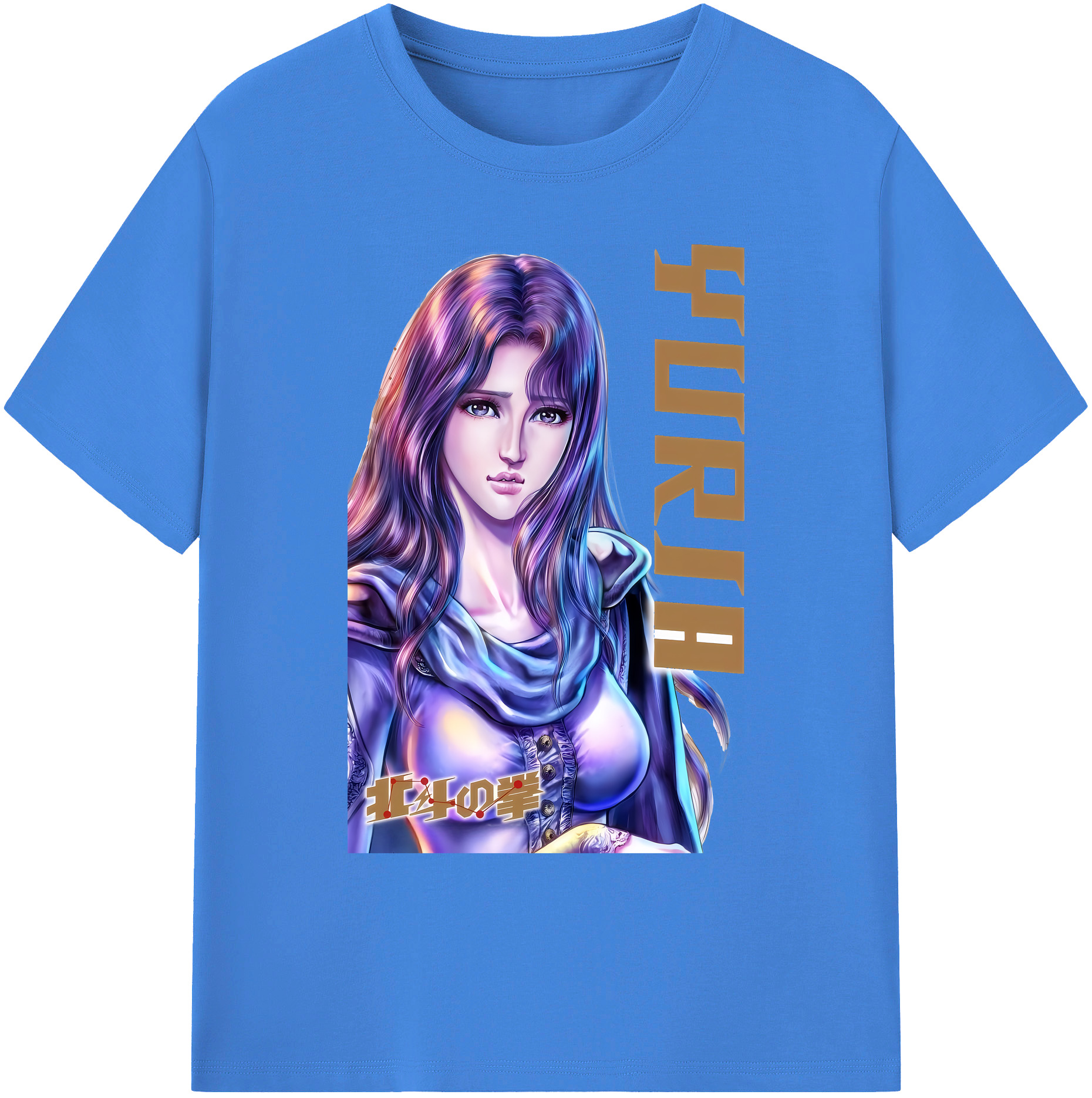 （画像用） 北斗の拳 Fist of the North Star 綿100％ メンズ半袖Tシャツ｜肌触りやわらか＆通気性
