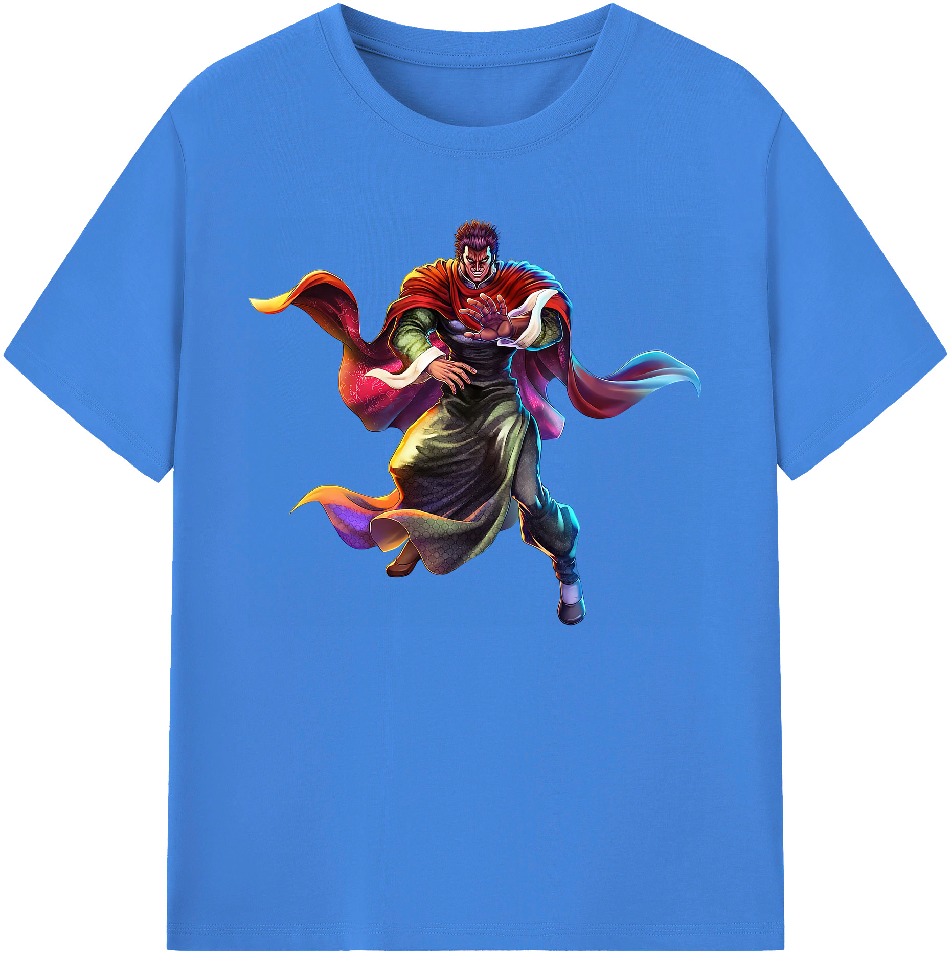 （画像用） 北斗の拳 Fist of the North Star 綿100％ メンズ半袖Tシャツ｜肌触りやわらか＆通気性