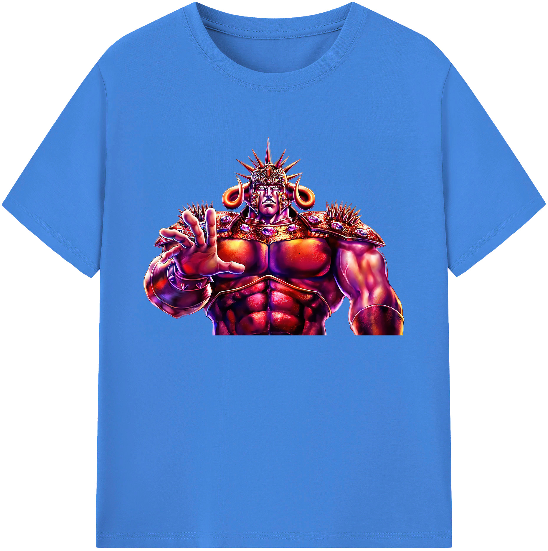 （画像用） 北斗の拳 Fist of the North Star 綿100％ メンズ半袖Tシャツ｜肌触りやわらか＆通気性