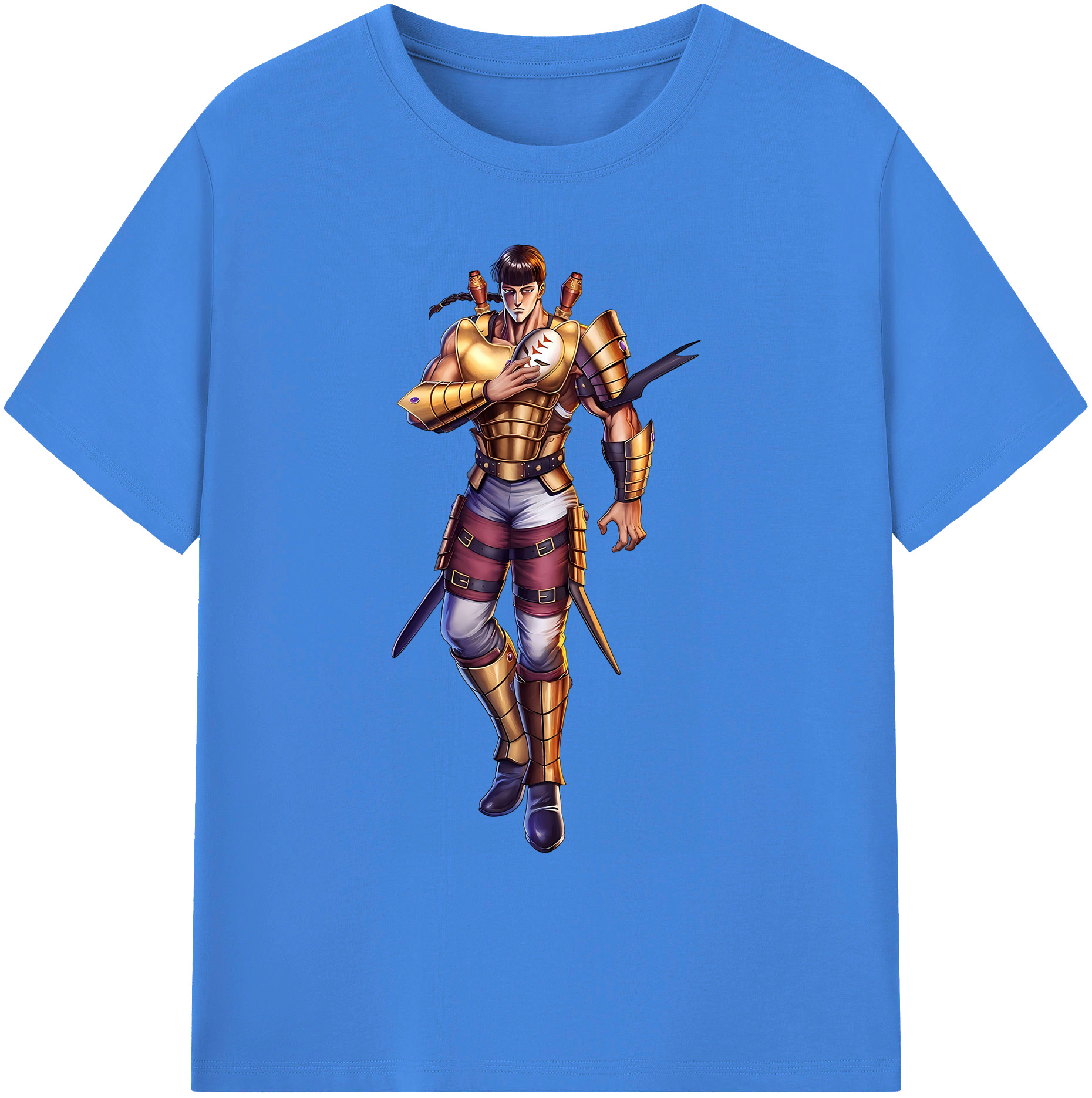 （画像用） 北斗の拳 Fist of the North Star 綿100％ メンズ半袖Tシャツ｜肌触りやわらか＆通気性