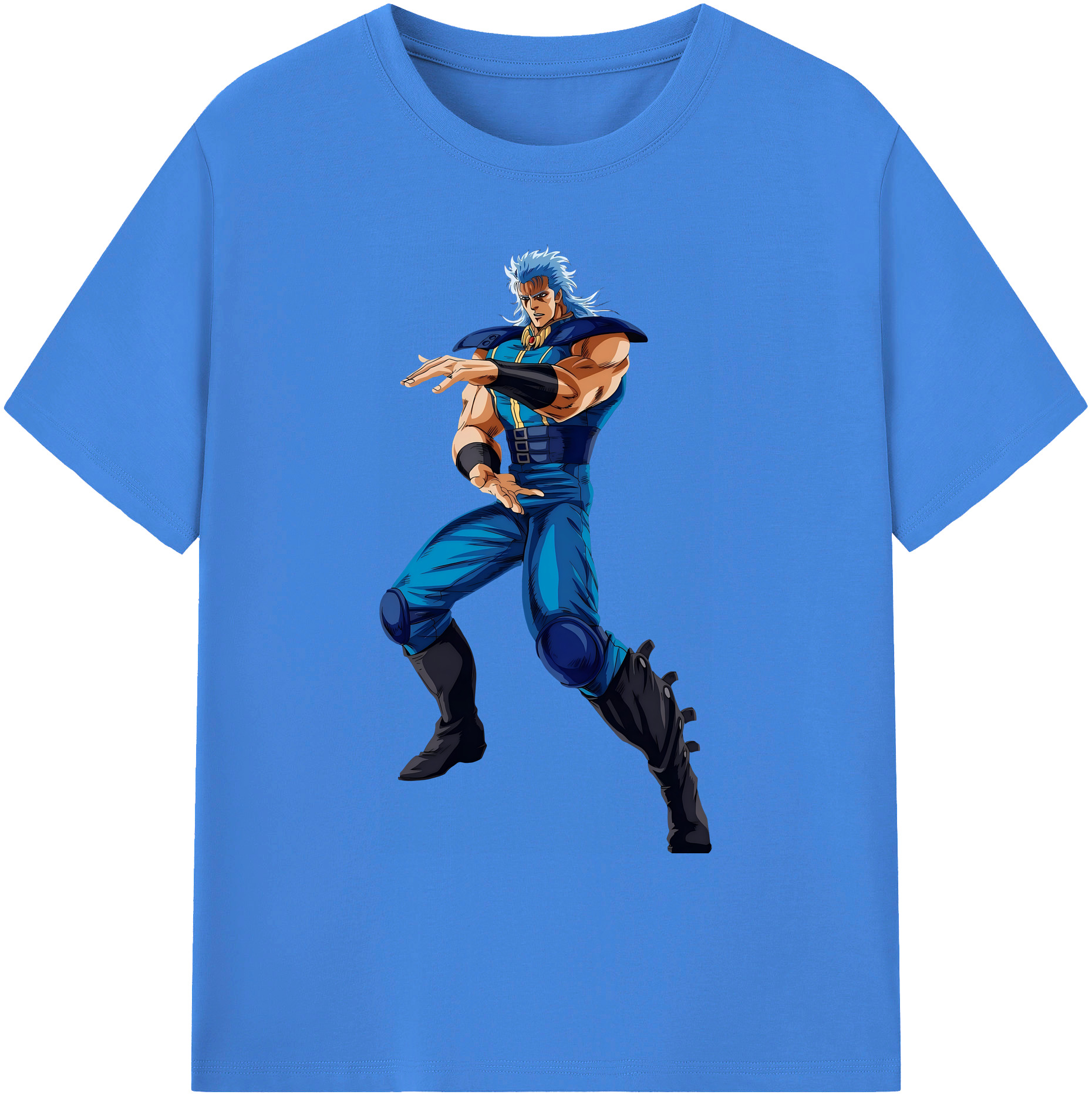 （画像用） 北斗の拳 Fist of the North Star 綿100％ メンズ半袖Tシャツ｜肌触りやわらか＆通気性