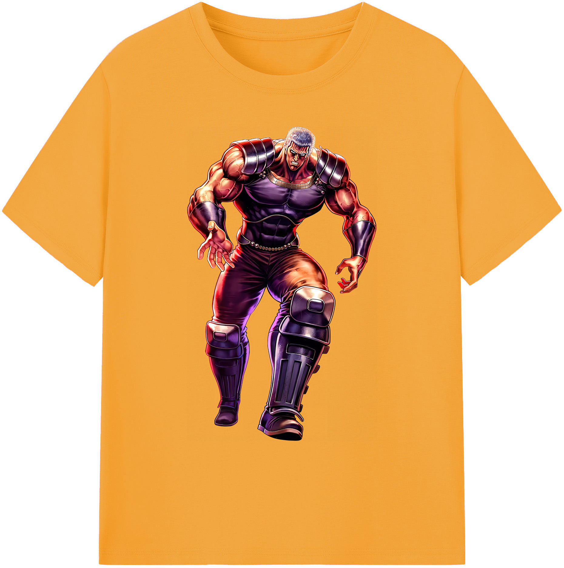 （画像用） 北斗の拳 Fist of the North Star 綿100％ メンズ半袖Tシャツ｜肌触りやわらか＆通気性
