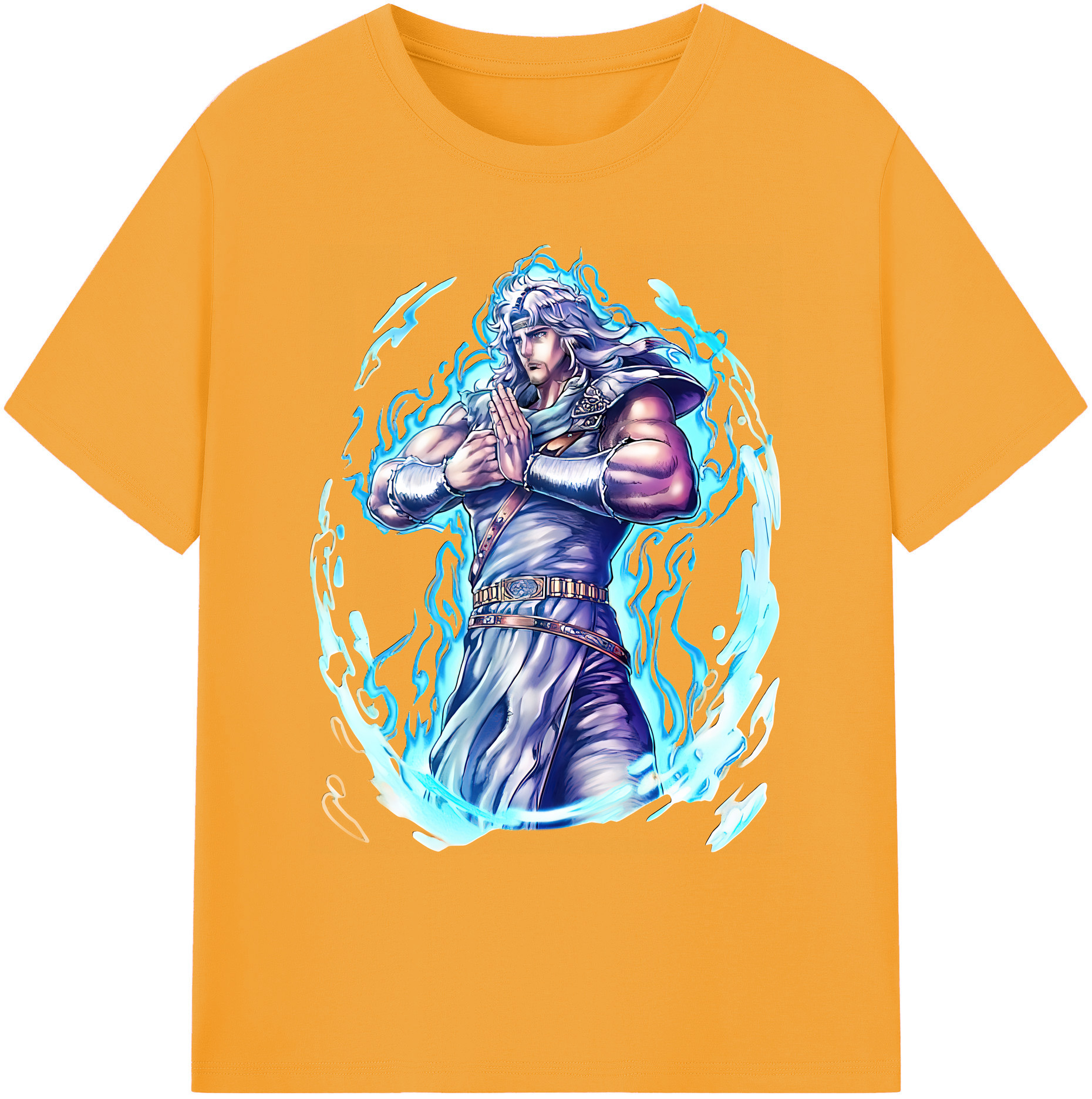 （画像用） 北斗の拳 Fist of the North Star 綿100％ メンズ半袖Tシャツ｜肌触りやわらか＆通気性