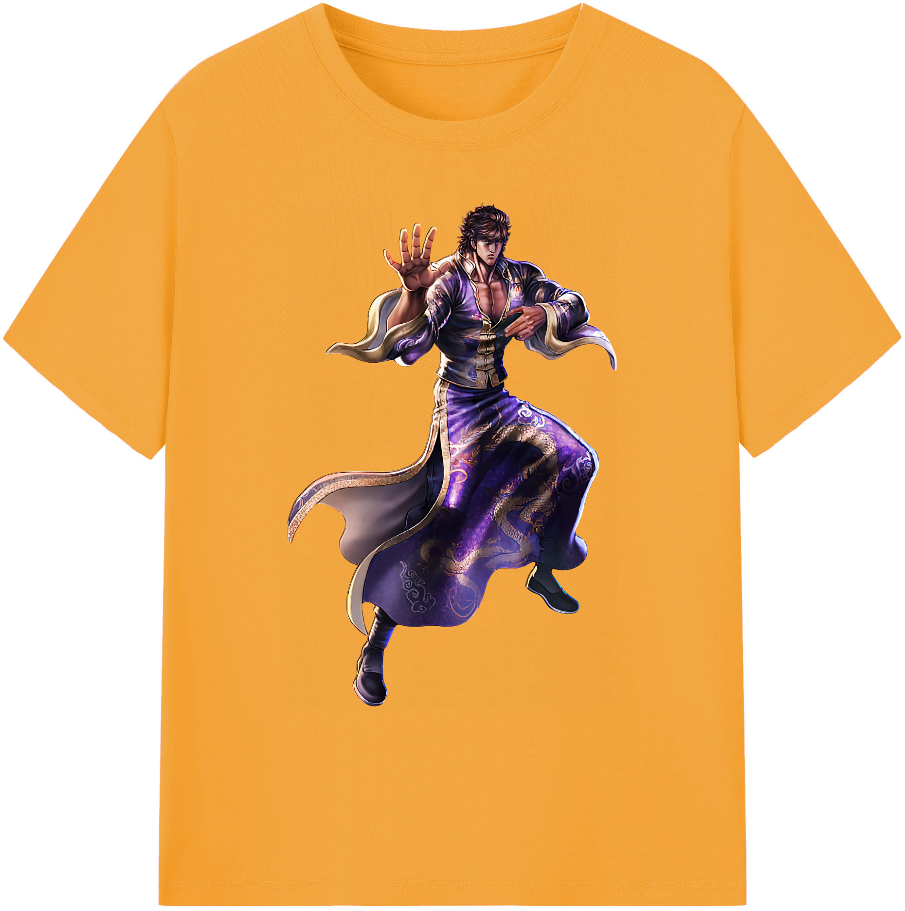 （画像用） 北斗の拳 Fist of the North Star 綿100％ メンズ半袖Tシャツ｜肌触りやわらか＆通気性