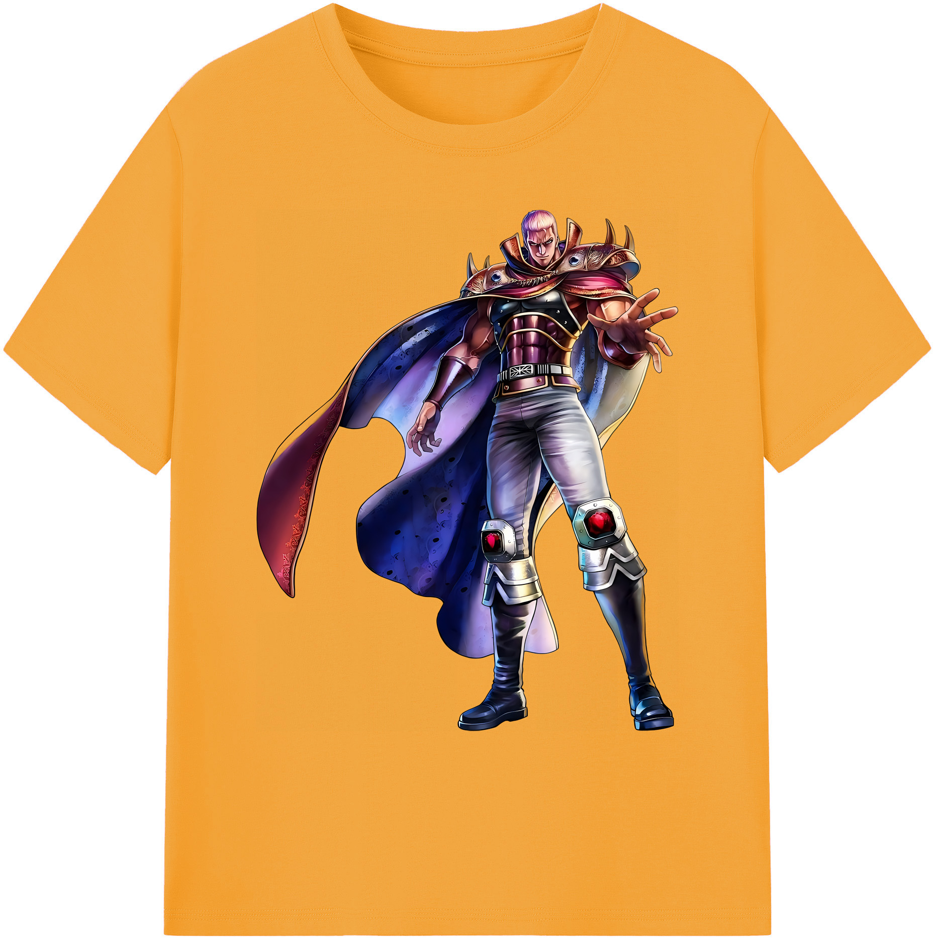 （画像用） 北斗の拳 Fist of the North Star 綿100％ メンズ半袖Tシャツ｜肌触りやわらか＆通気性