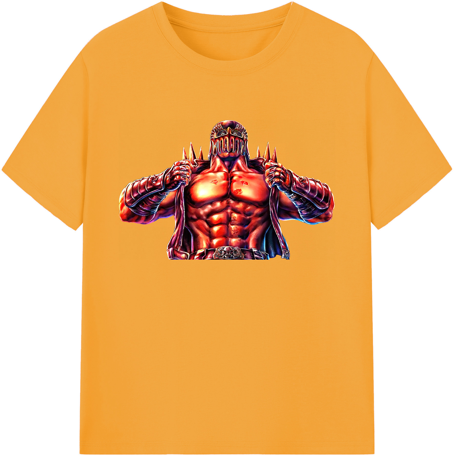 （画像用） 北斗の拳 Fist of the North Star 綿100％ メンズ半袖Tシャツ｜肌触りやわらか＆通気性