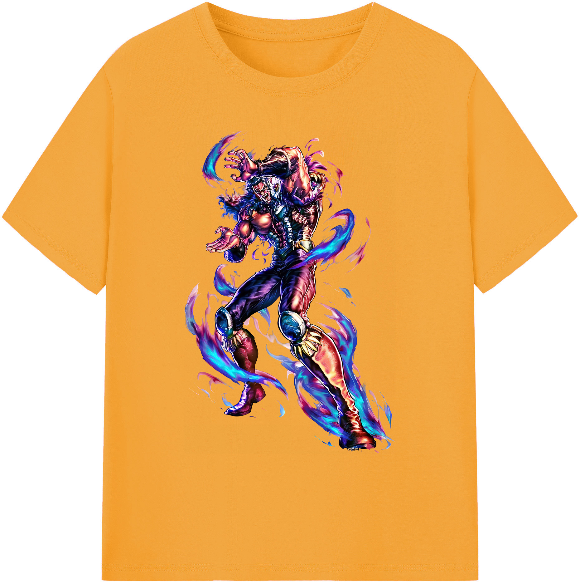 （画像用） 北斗の拳 Fist of the North Star 綿100％ メンズ半袖Tシャツ｜肌触りやわらか＆通気性