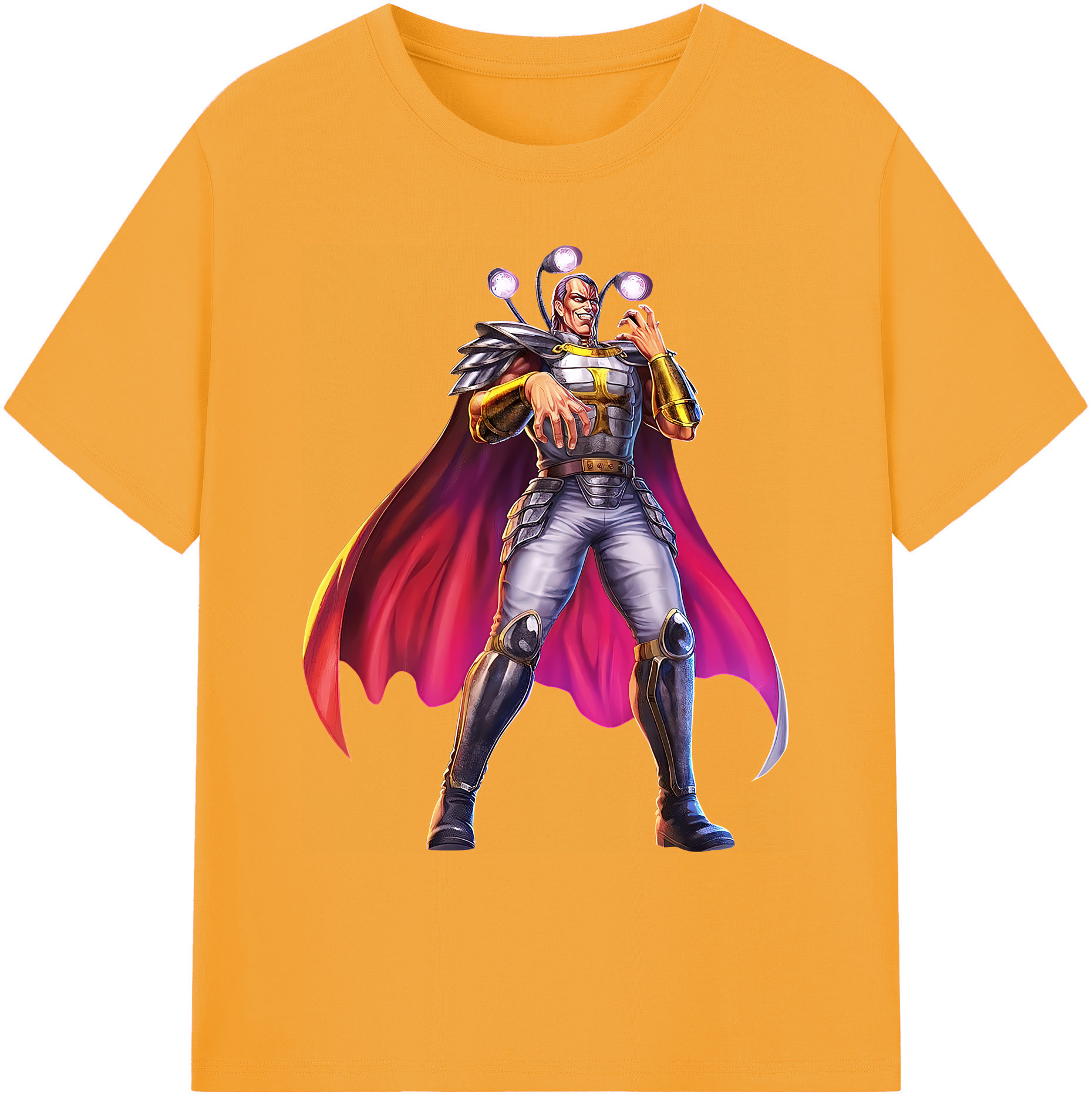 （画像用） 北斗の拳 Fist of the North Star 綿100％ メンズ半袖Tシャツ｜肌触りやわらか＆通気性