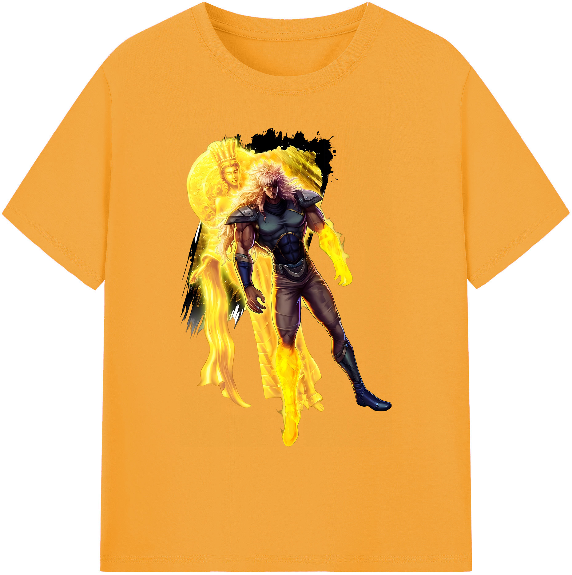 （画像用） 北斗の拳 Fist of the North Star 綿100％ メンズ半袖Tシャツ｜肌触りやわらか＆通気性