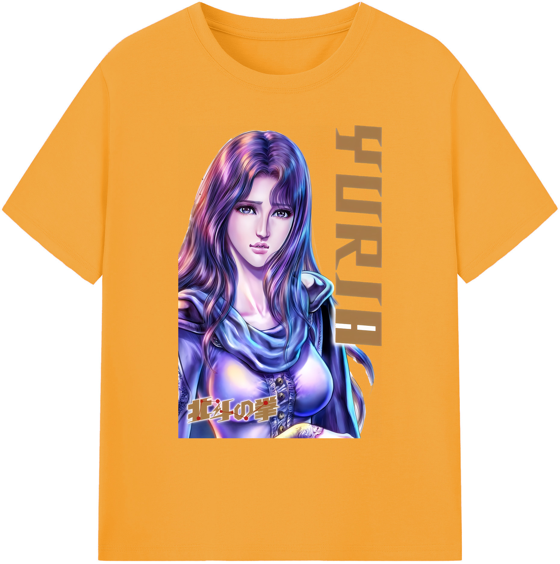 （画像用） 北斗の拳 Fist of the North Star 綿100％ メンズ半袖Tシャツ｜肌触りやわらか＆通気性