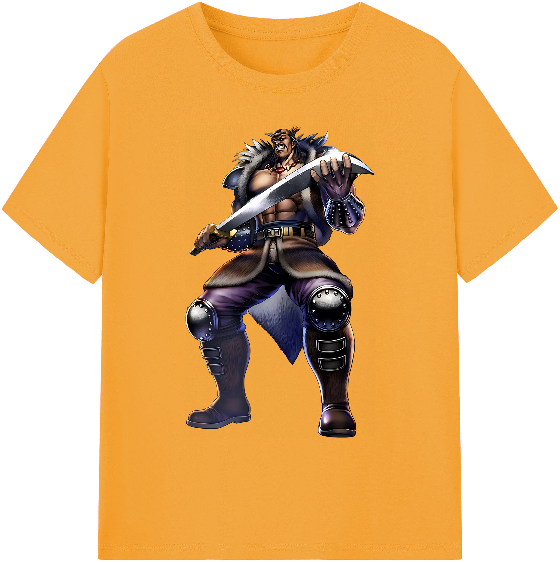 （画像用） 北斗の拳 Fist of the North Star 綿100％ メンズ半袖Tシャツ｜肌触りやわらか＆通気性