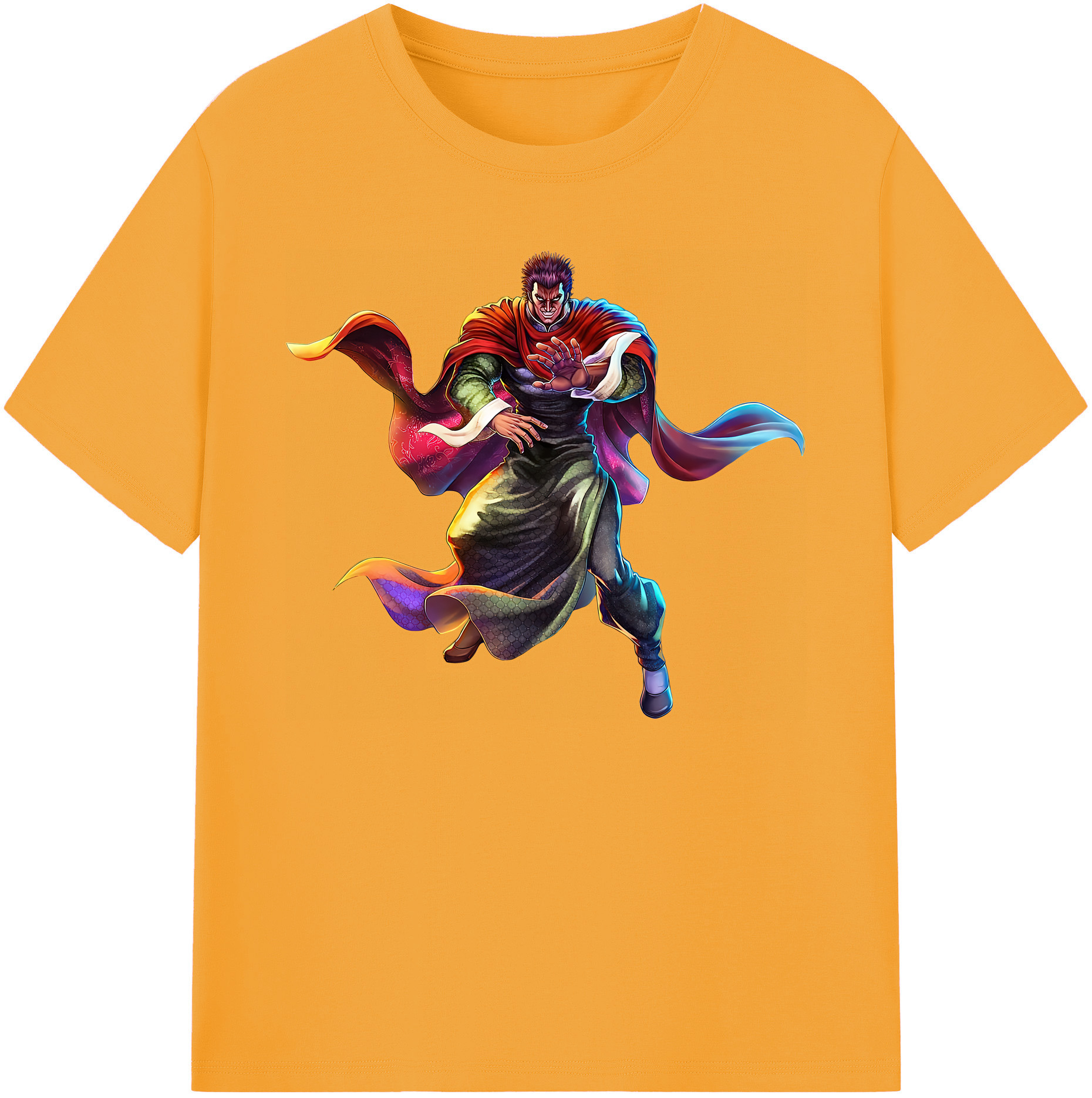 （画像用） 北斗の拳 Fist of the North Star 綿100％ メンズ半袖Tシャツ｜肌触りやわらか＆通気性