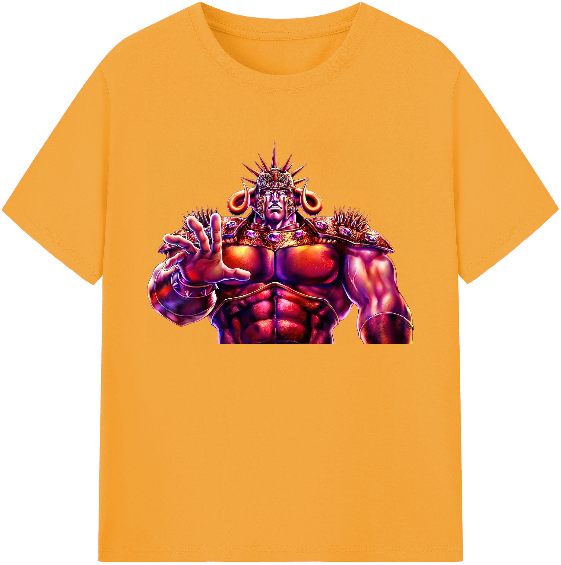 （画像用） 北斗の拳 Fist of the North Star 綿100％ メンズ半袖Tシャツ｜肌触りやわらか＆通気性