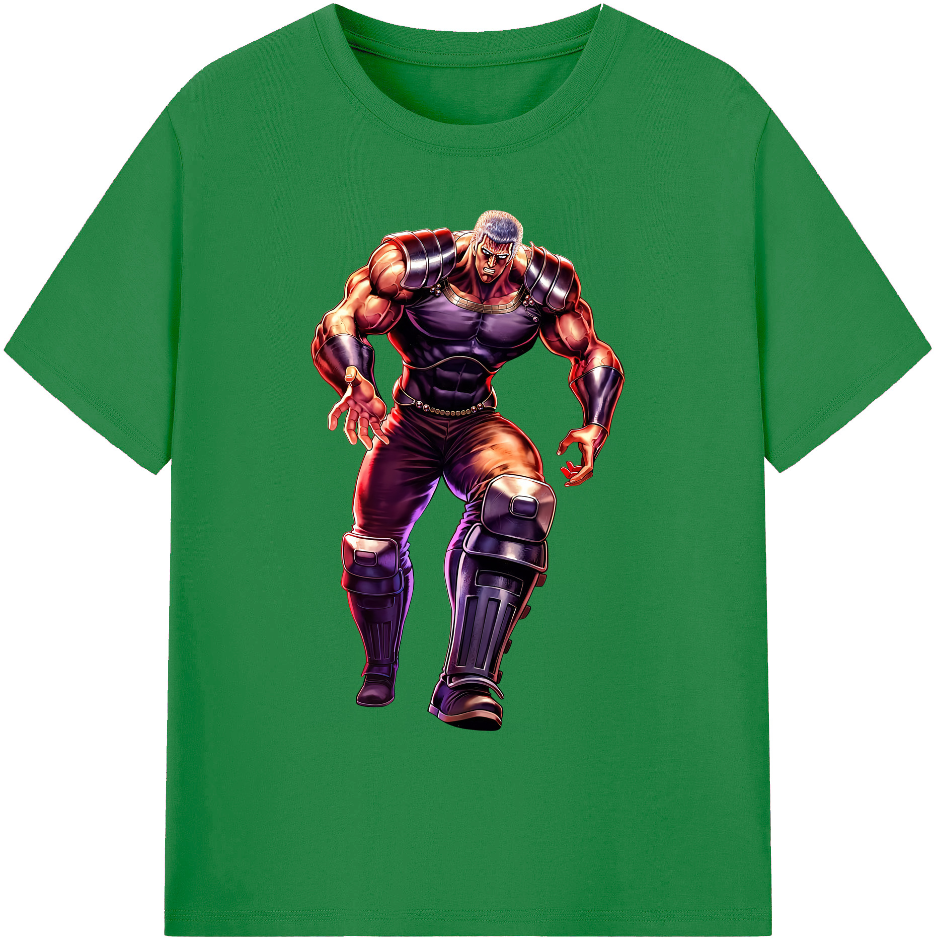（画像用） 北斗の拳 Fist of the North Star 綿100％ メンズ半袖Tシャツ｜肌触りやわらか＆通気性