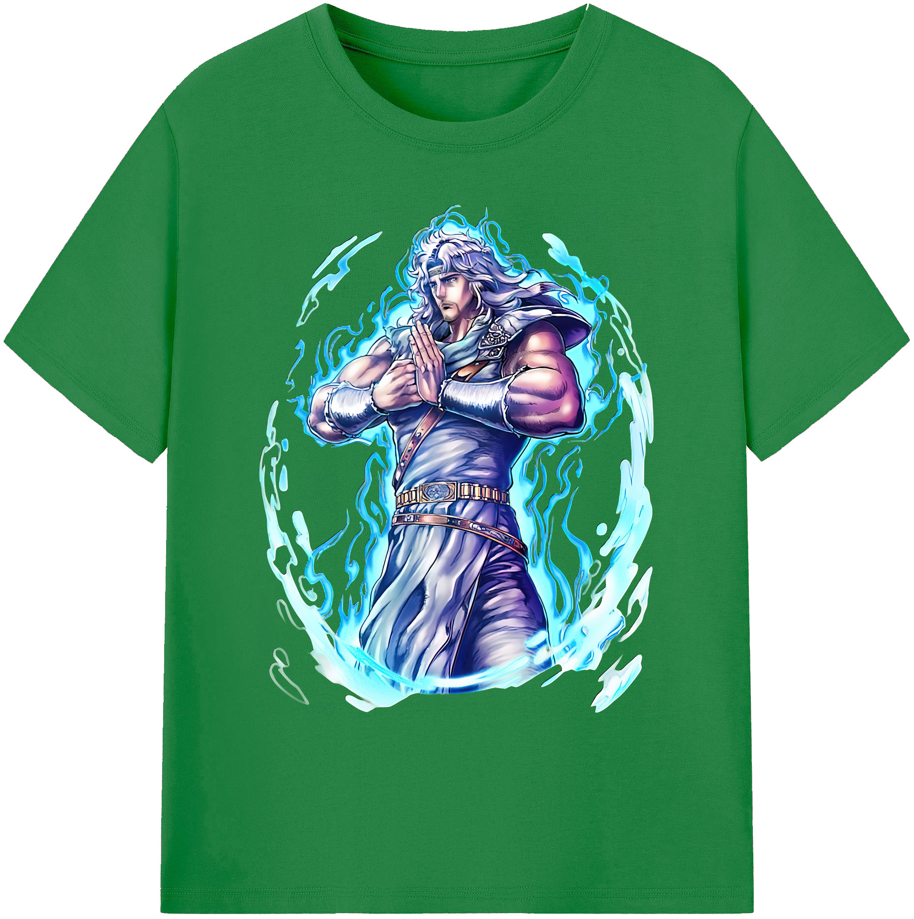（画像用） 北斗の拳 Fist of the North Star 綿100％ メンズ半袖Tシャツ｜肌触りやわらか＆通気性