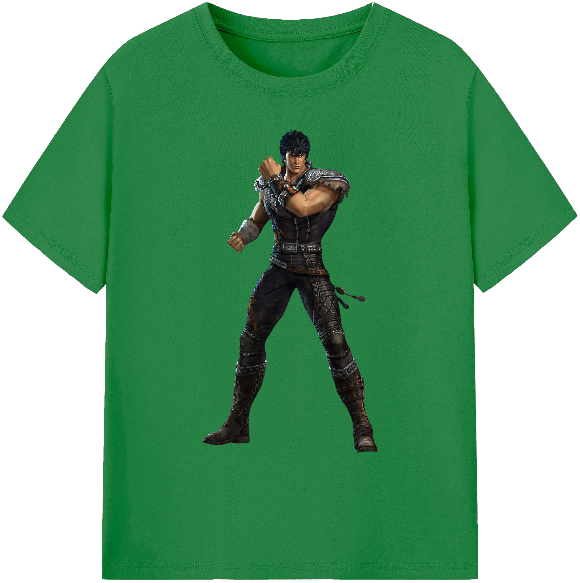 （画像用） 北斗の拳 Fist of the North Star 綿100％ メンズ半袖Tシャツ｜肌触りやわらか＆通気性