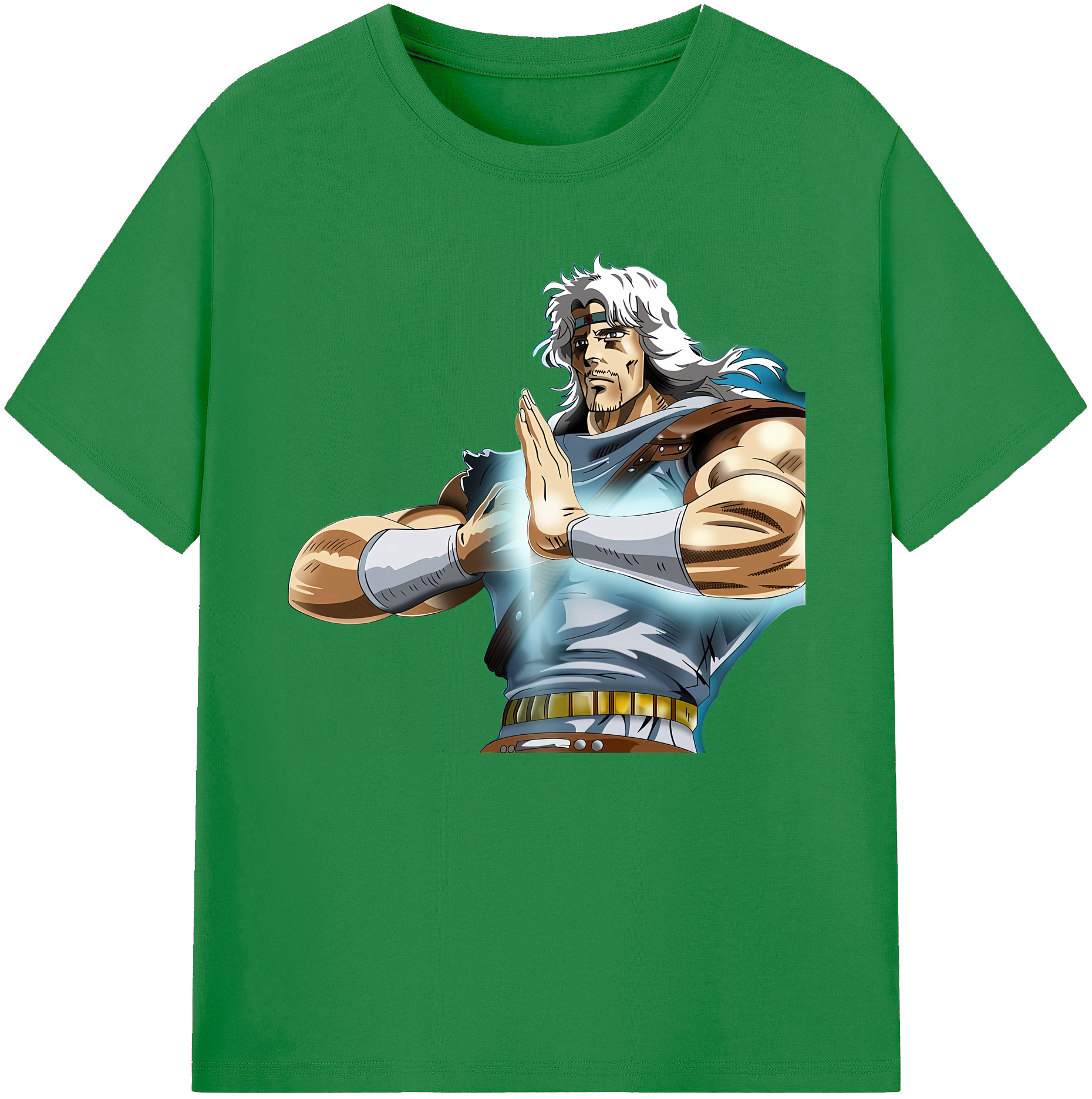 （画像用） 北斗の拳 Fist of the North Star 綿100％ メンズ半袖Tシャツ｜肌触りやわらか＆通気性