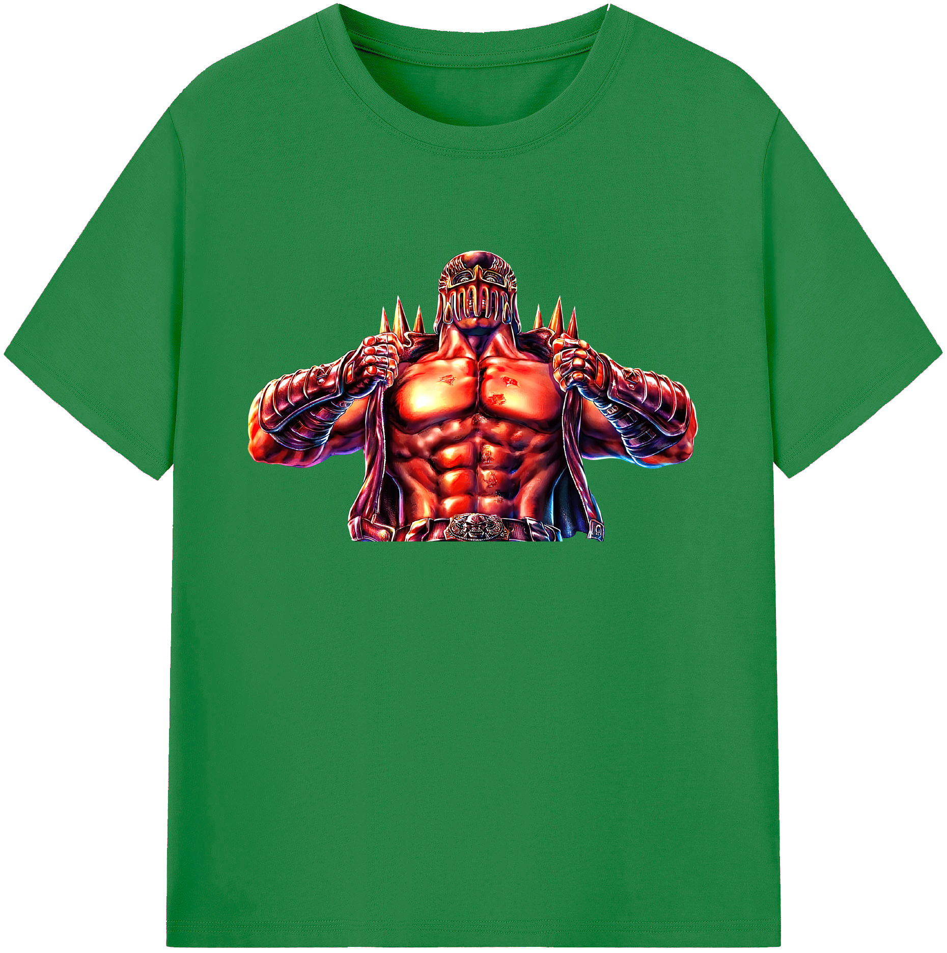 （画像用） 北斗の拳 Fist of the North Star 綿100％ メンズ半袖Tシャツ｜肌触りやわらか＆通気性