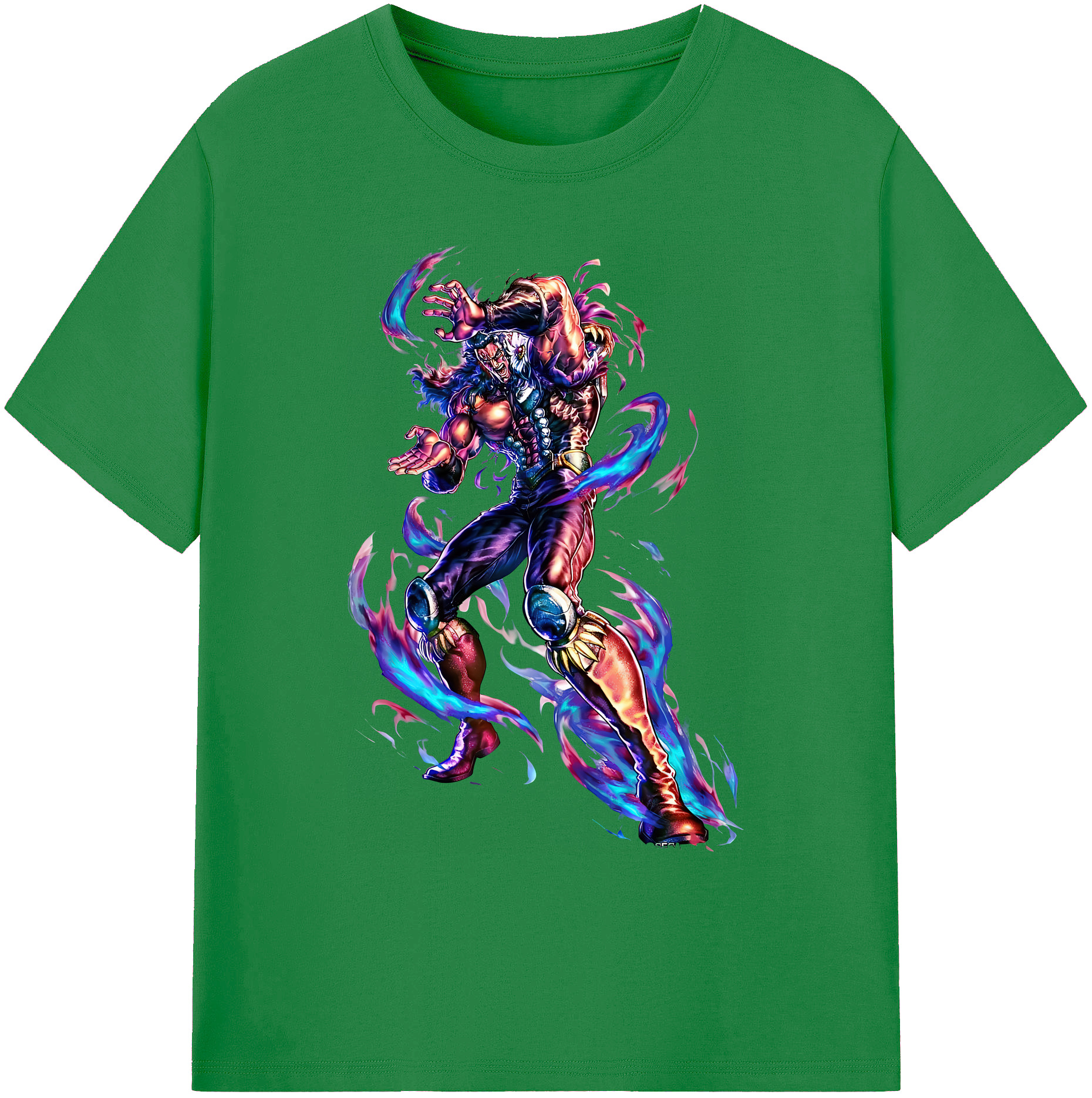 （画像用） 北斗の拳 Fist of the North Star 綿100％ メンズ半袖Tシャツ｜肌触りやわらか＆通気性