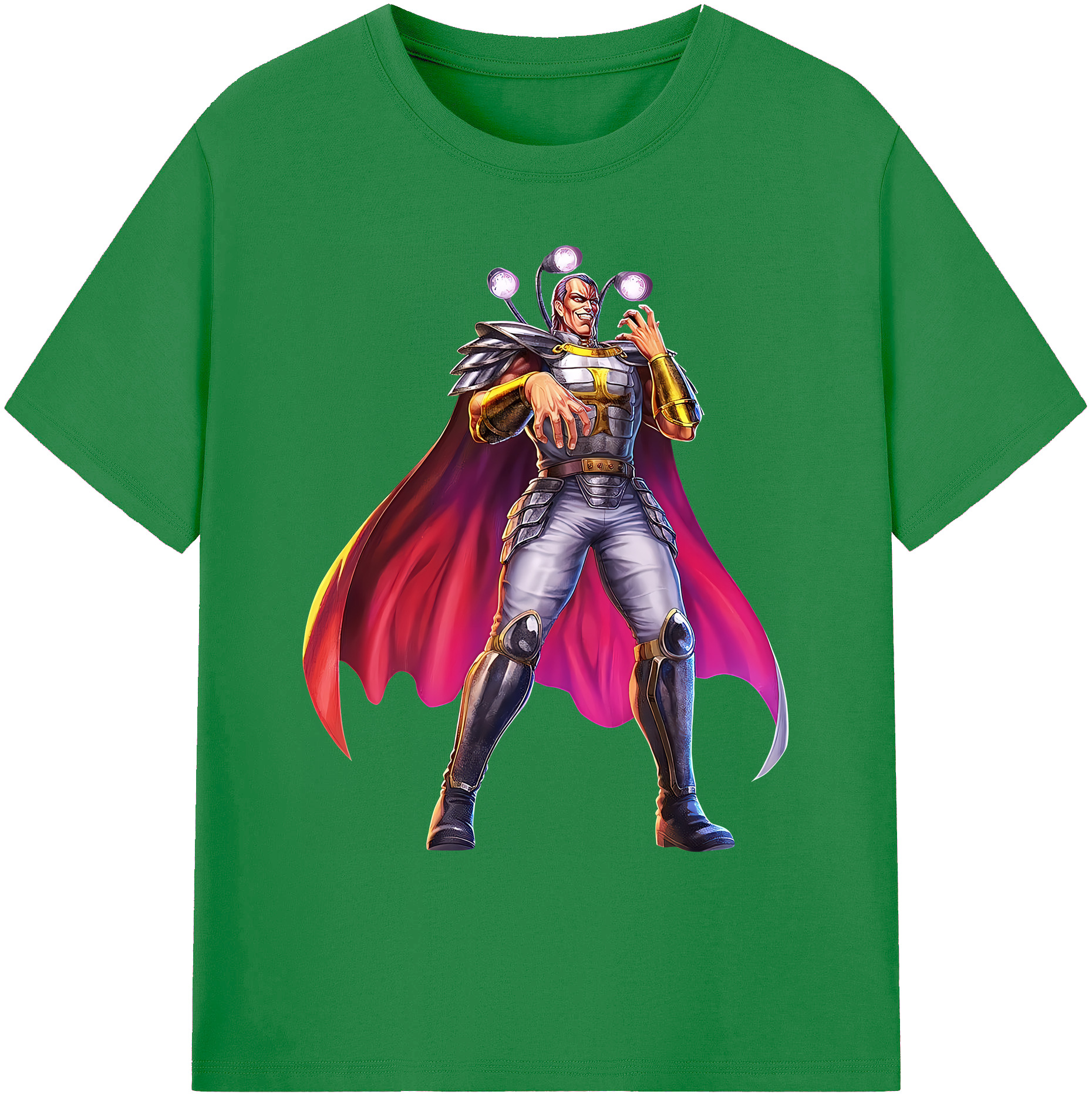 （画像用） 北斗の拳 Fist of the North Star 綿100％ メンズ半袖Tシャツ｜肌触りやわらか＆通気性