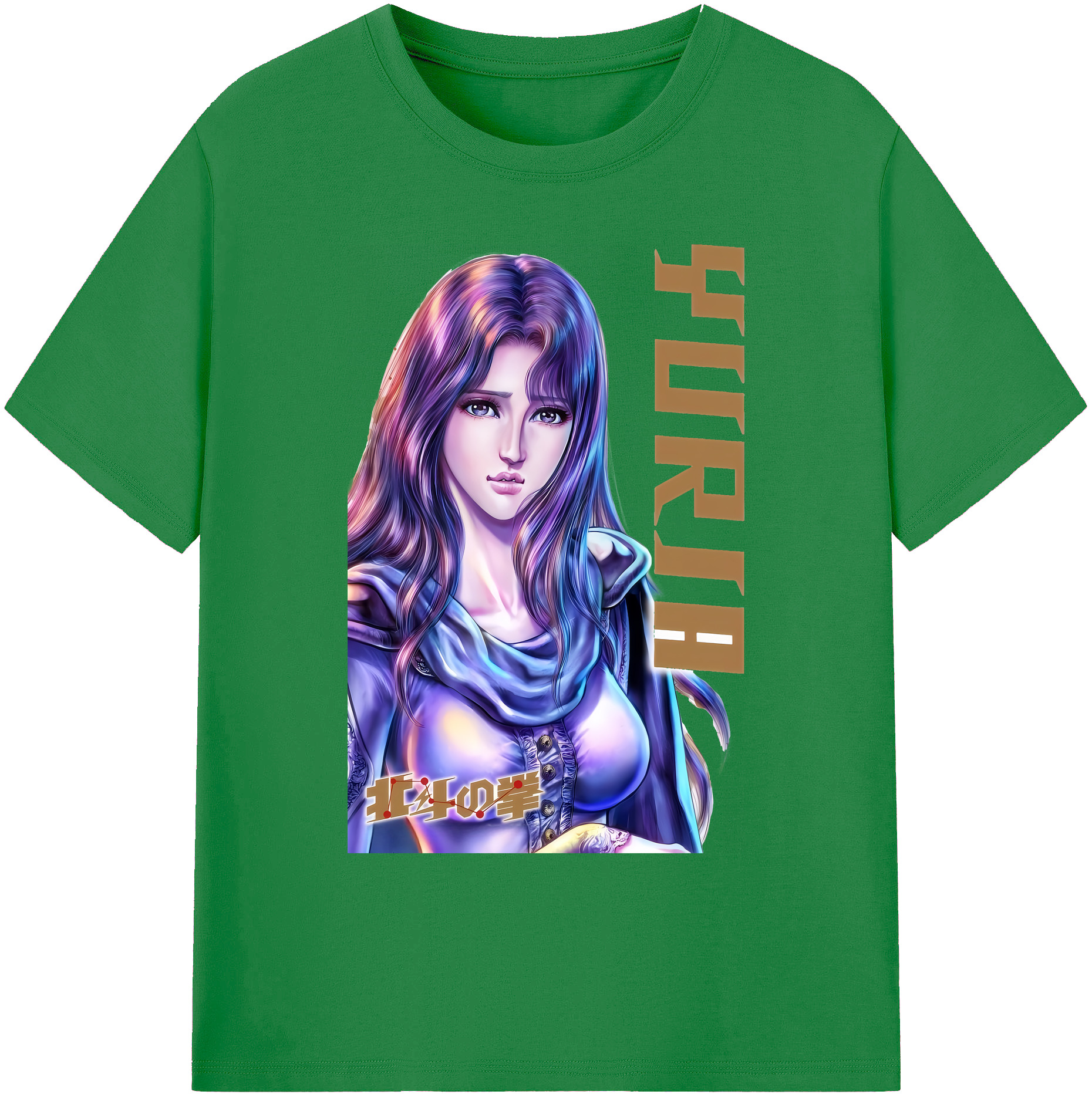 （画像用） 北斗の拳 Fist of the North Star 綿100％ メンズ半袖Tシャツ｜肌触りやわらか＆通気性