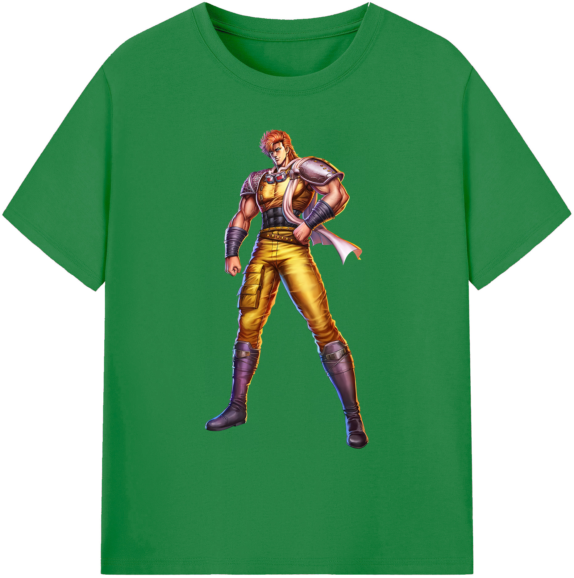 （画像用） 北斗の拳 Fist of the North Star 綿100％ メンズ半袖Tシャツ｜肌触りやわらか＆通気性