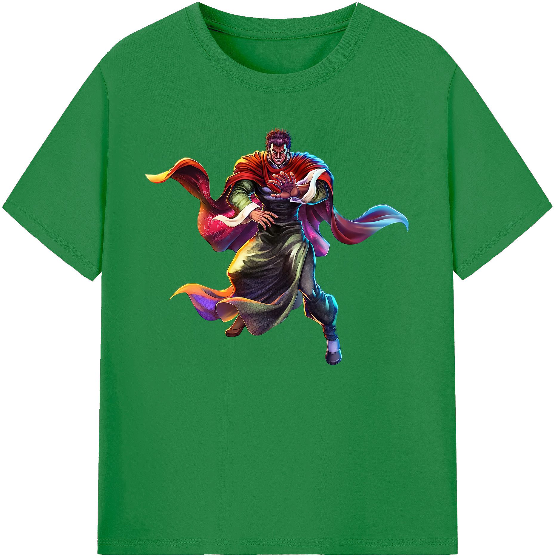（画像用） 北斗の拳 Fist of the North Star 綿100％ メンズ半袖Tシャツ｜肌触りやわらか＆通気性