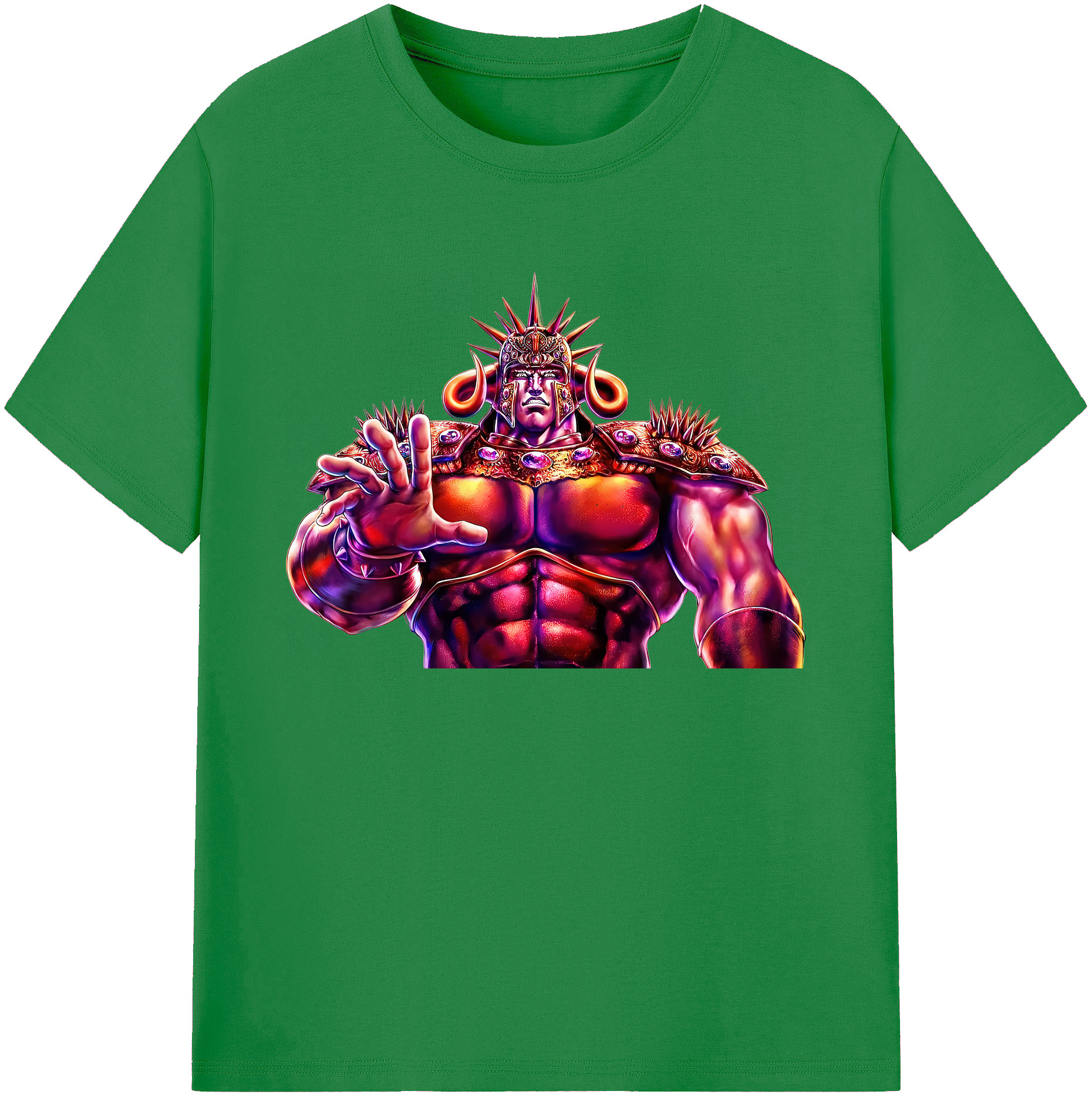 （画像用） 北斗の拳 Fist of the North Star 綿100％ メンズ半袖Tシャツ｜肌触りやわらか＆通気性