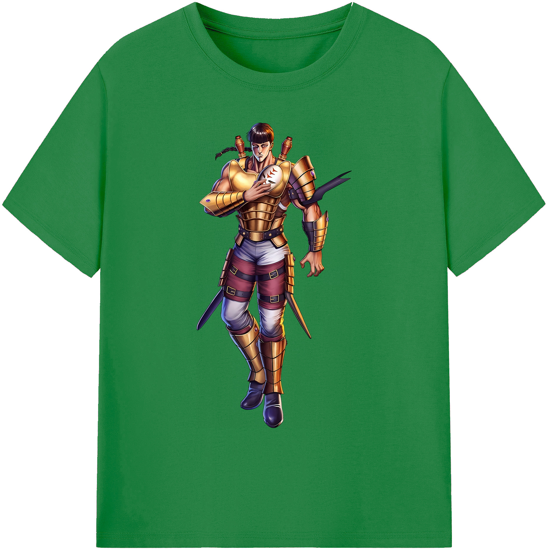 （画像用） 北斗の拳 Fist of the North Star 綿100％ メンズ半袖Tシャツ｜肌触りやわらか＆通気性