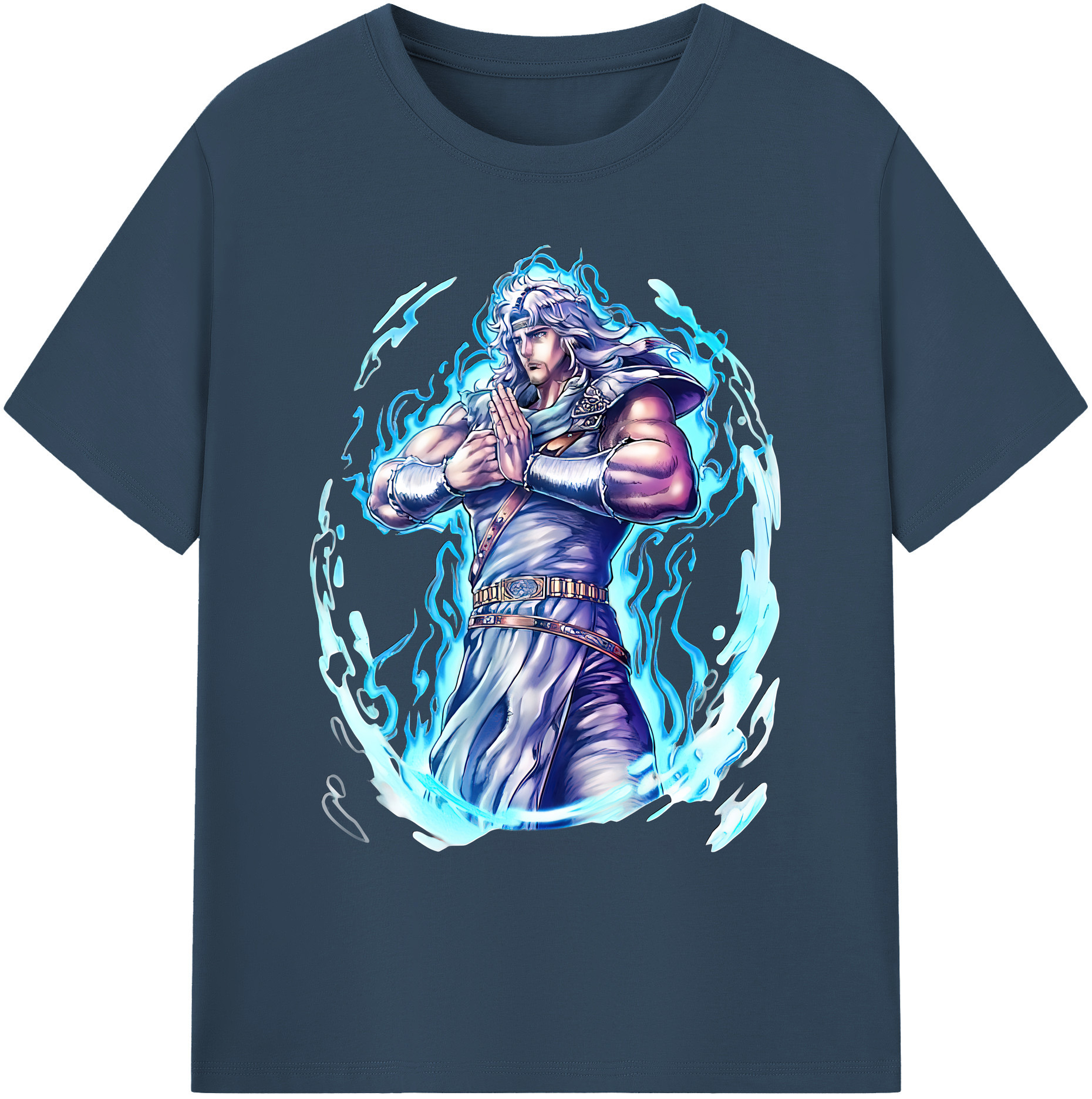 （画像用） 北斗の拳 Fist of the North Star 綿100％ メンズ半袖Tシャツ｜肌触りやわらか＆通気性