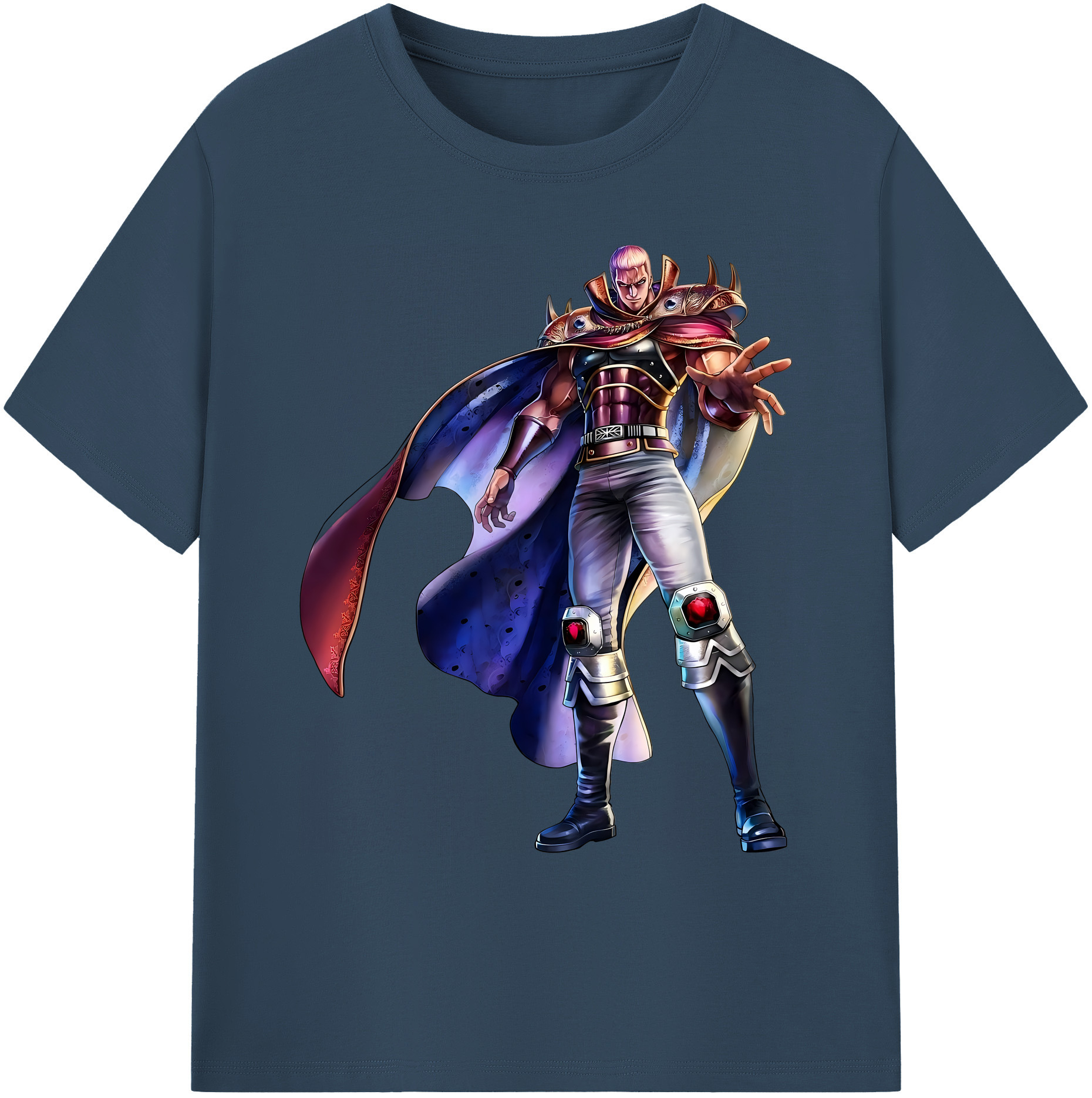 （画像用） 北斗の拳 Fist of the North Star 綿100％ メンズ半袖Tシャツ｜肌触りやわらか＆通気性