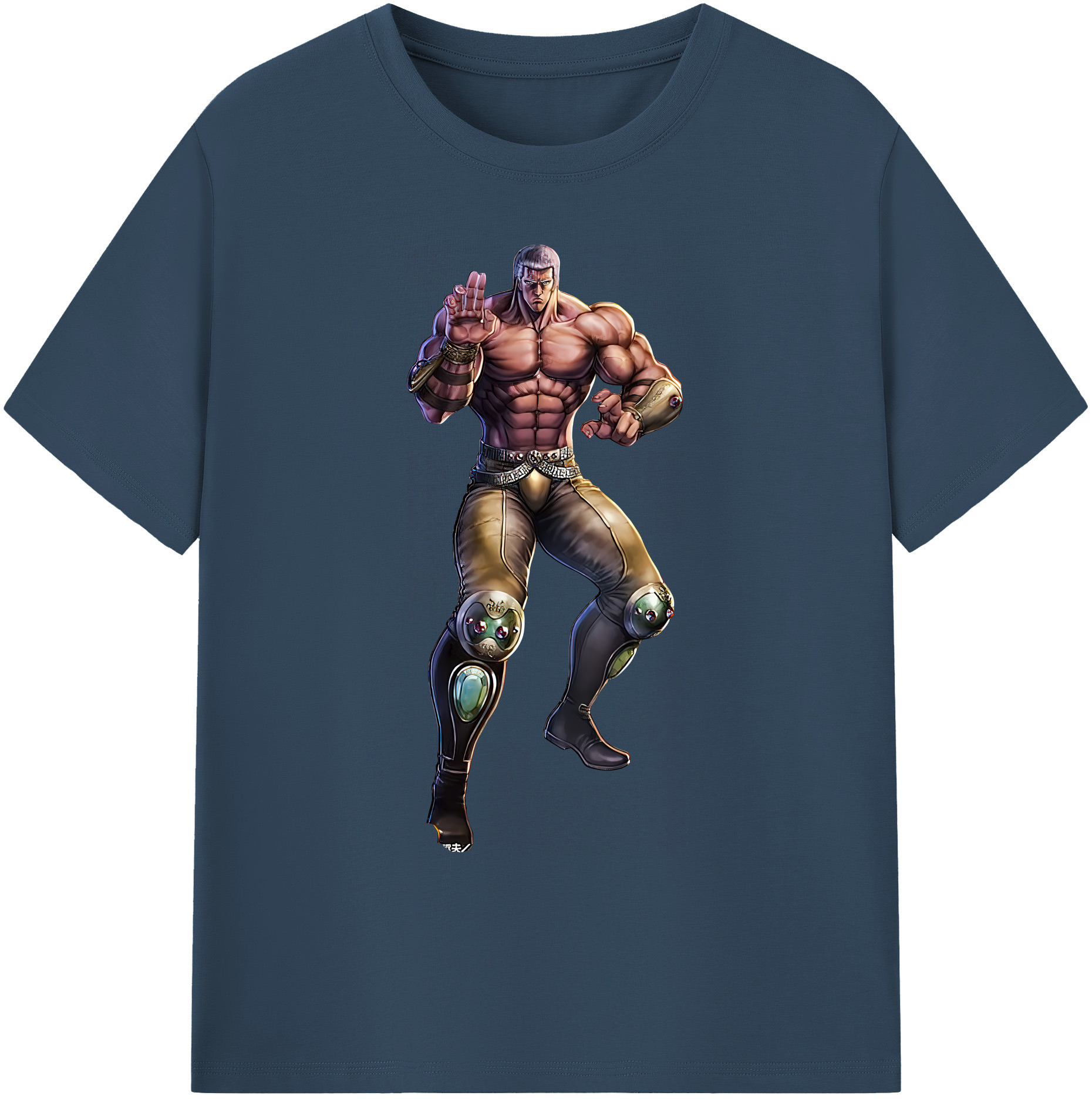 （画像用） 北斗の拳 Fist of the North Star 綿100％ メンズ半袖Tシャツ｜肌触りやわらか＆通気性