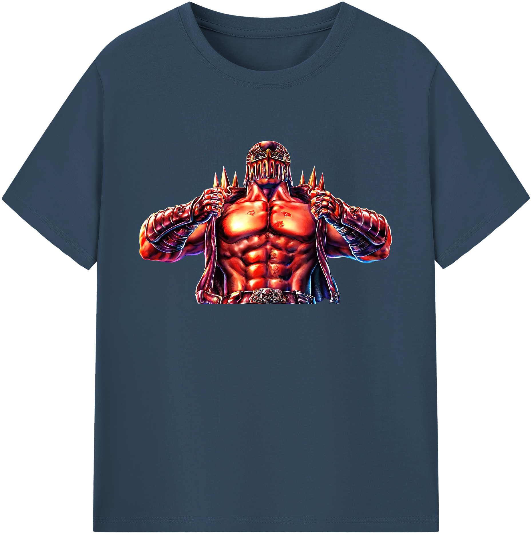 （画像用） 北斗の拳 Fist of the North Star 綿100％ メンズ半袖Tシャツ｜肌触りやわらか＆通気性