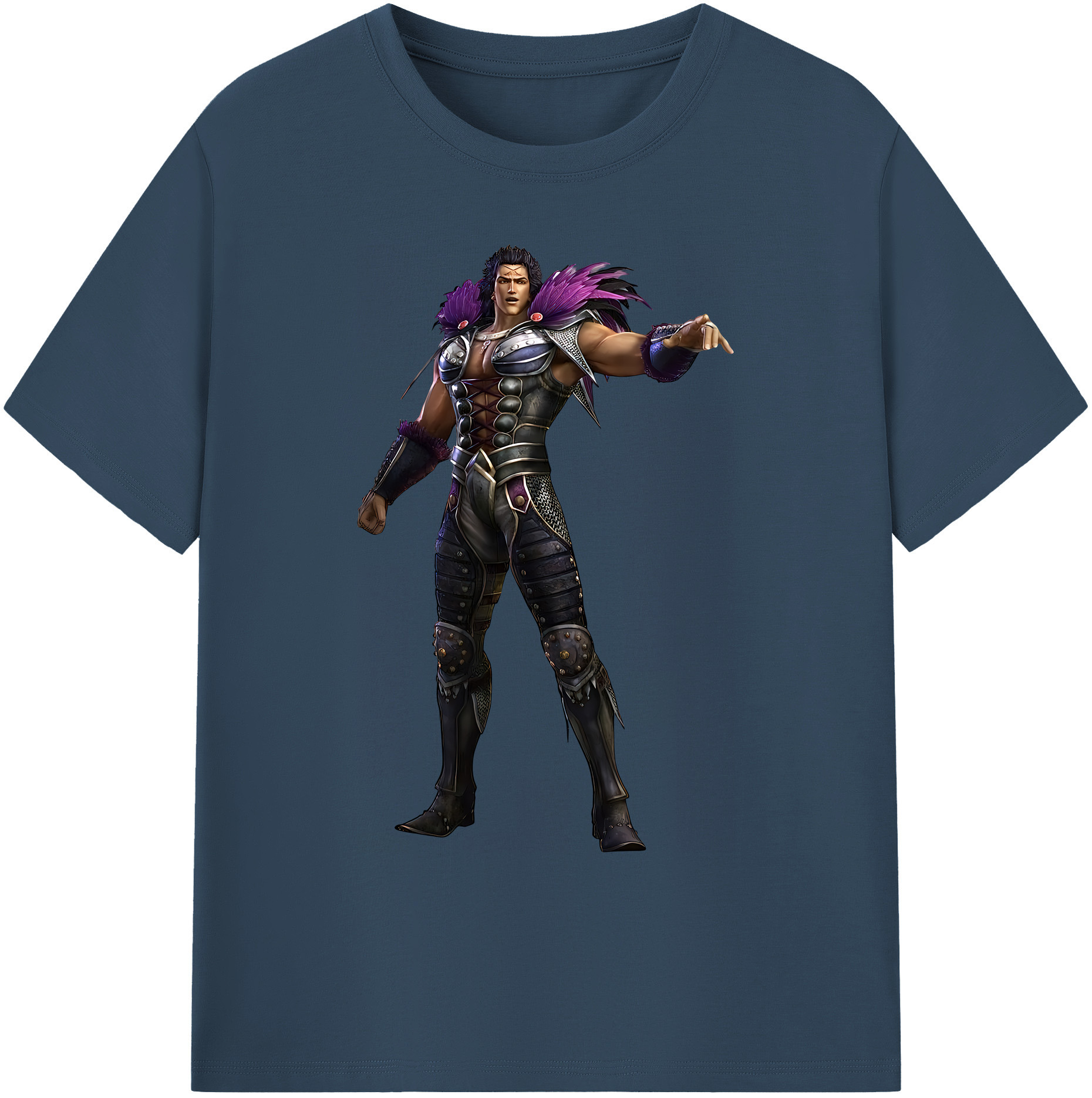 （画像用） 北斗の拳 Fist of the North Star 綿100％ メンズ半袖Tシャツ｜肌触りやわらか＆通気性