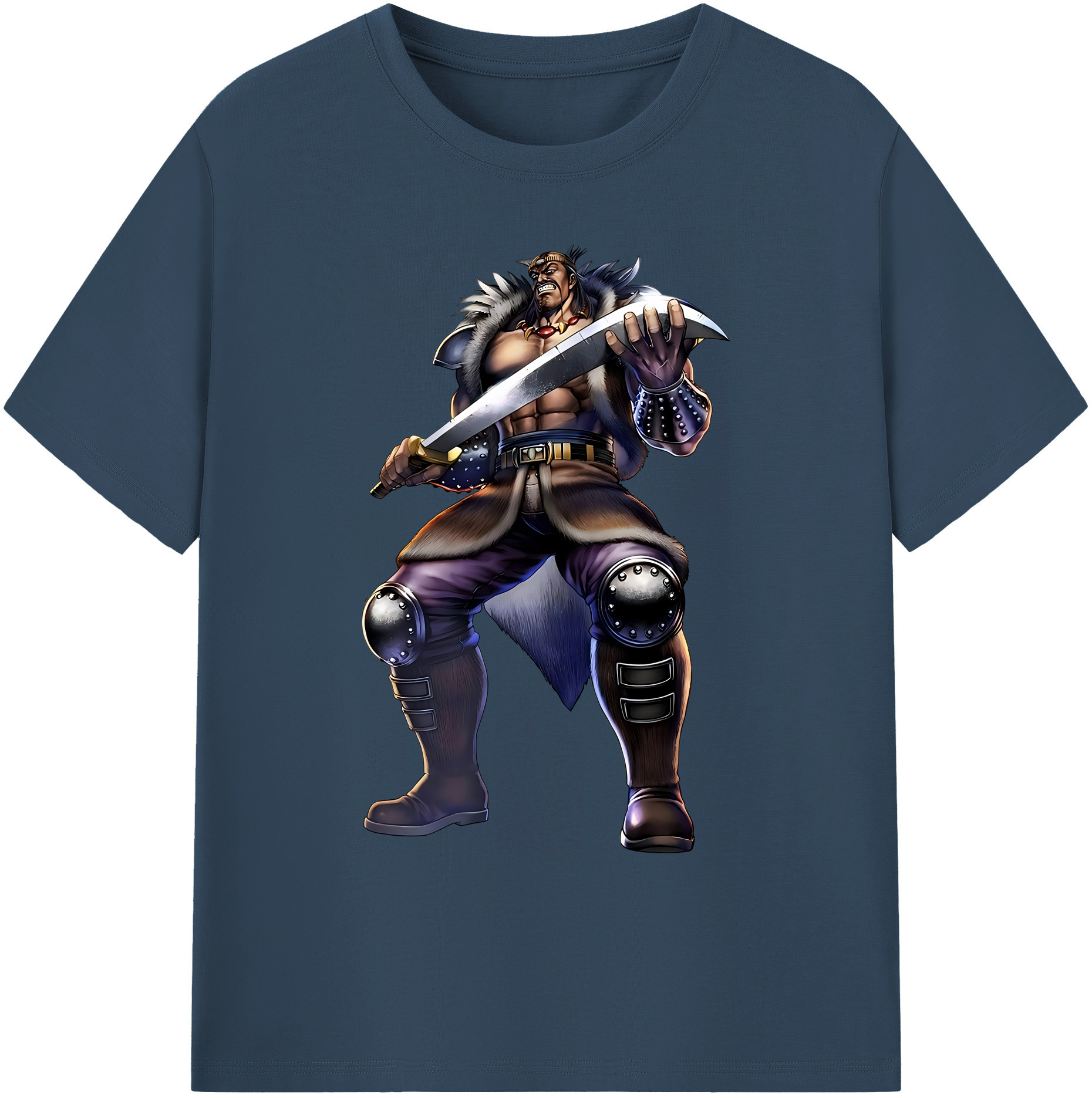 （画像用） 北斗の拳 Fist of the North Star 綿100％ メンズ半袖Tシャツ｜肌触りやわらか＆通気性