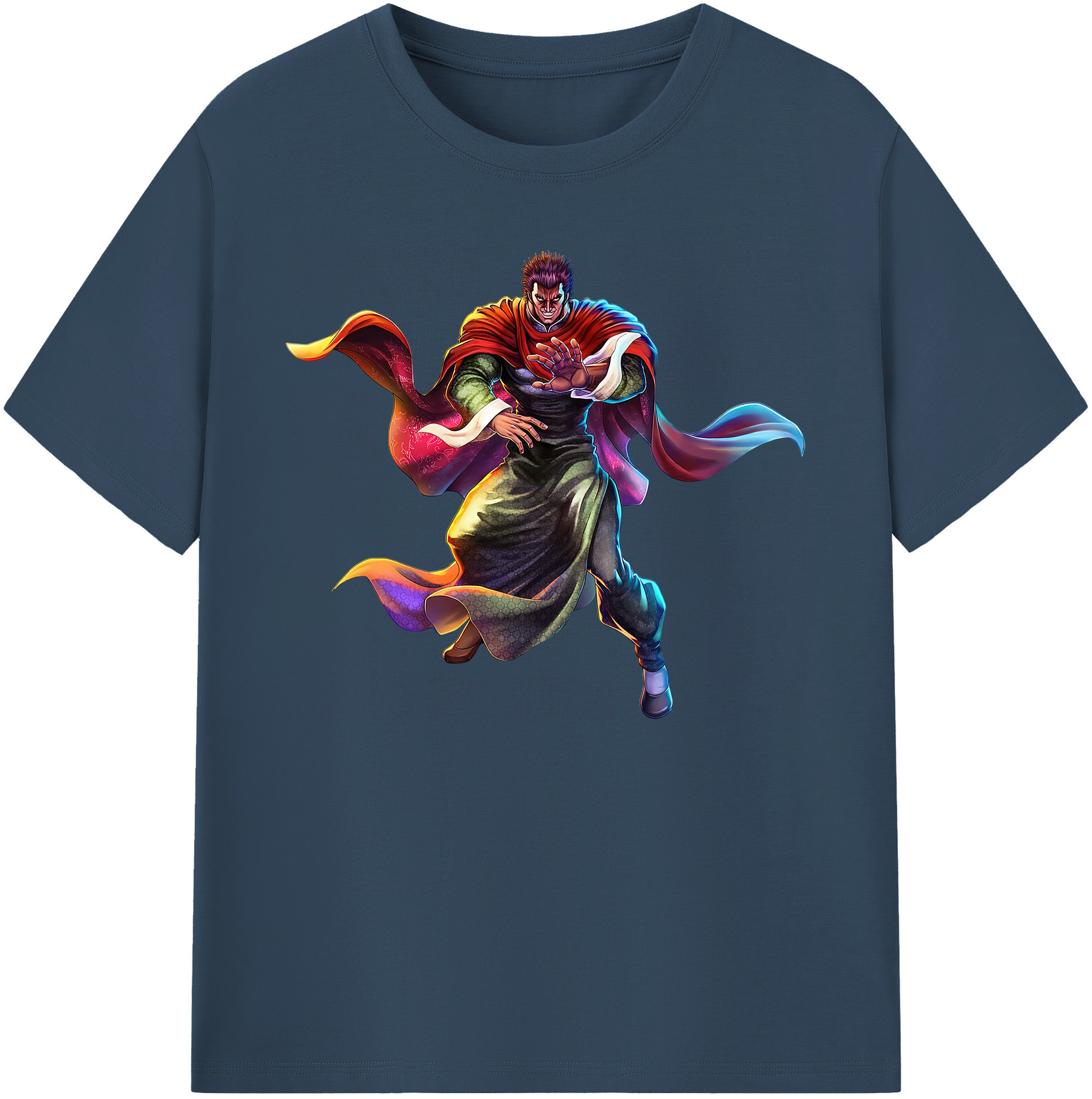 （画像用） 北斗の拳 Fist of the North Star 綿100％ メンズ半袖Tシャツ｜肌触りやわらか＆通気性