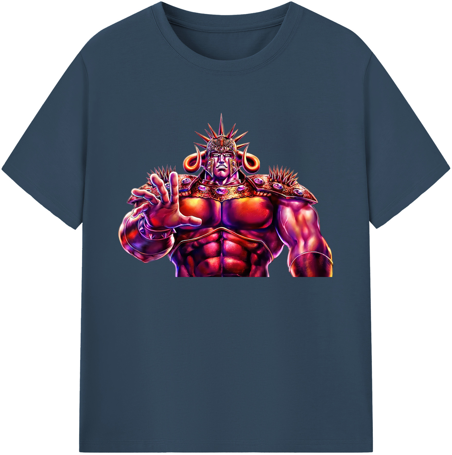 （画像用） 北斗の拳 Fist of the North Star 綿100％ メンズ半袖Tシャツ｜肌触りやわらか＆通気性