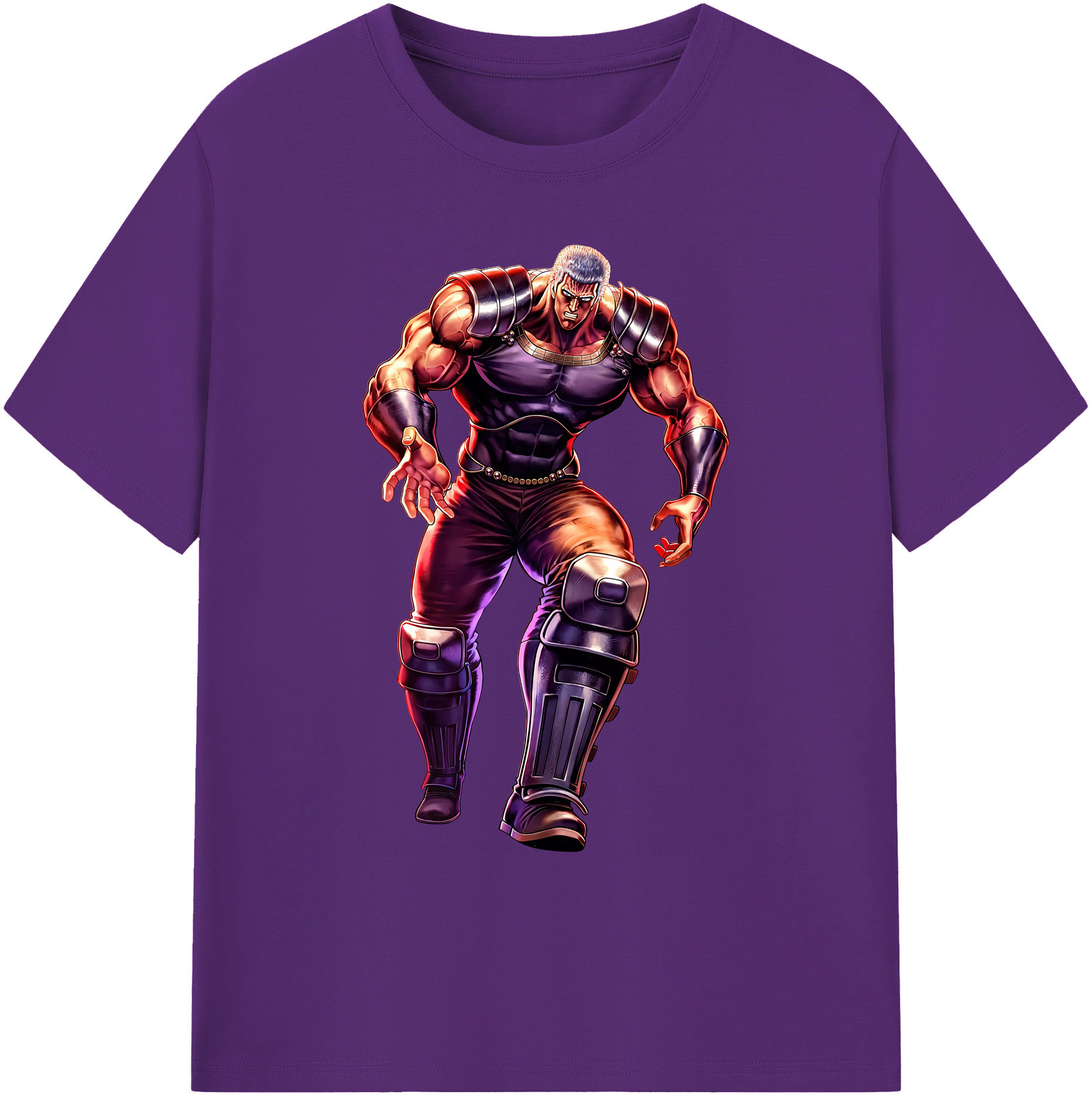 （画像用） 北斗の拳 Fist of the North Star 綿100％ メンズ半袖Tシャツ｜肌触りやわらか＆通気性