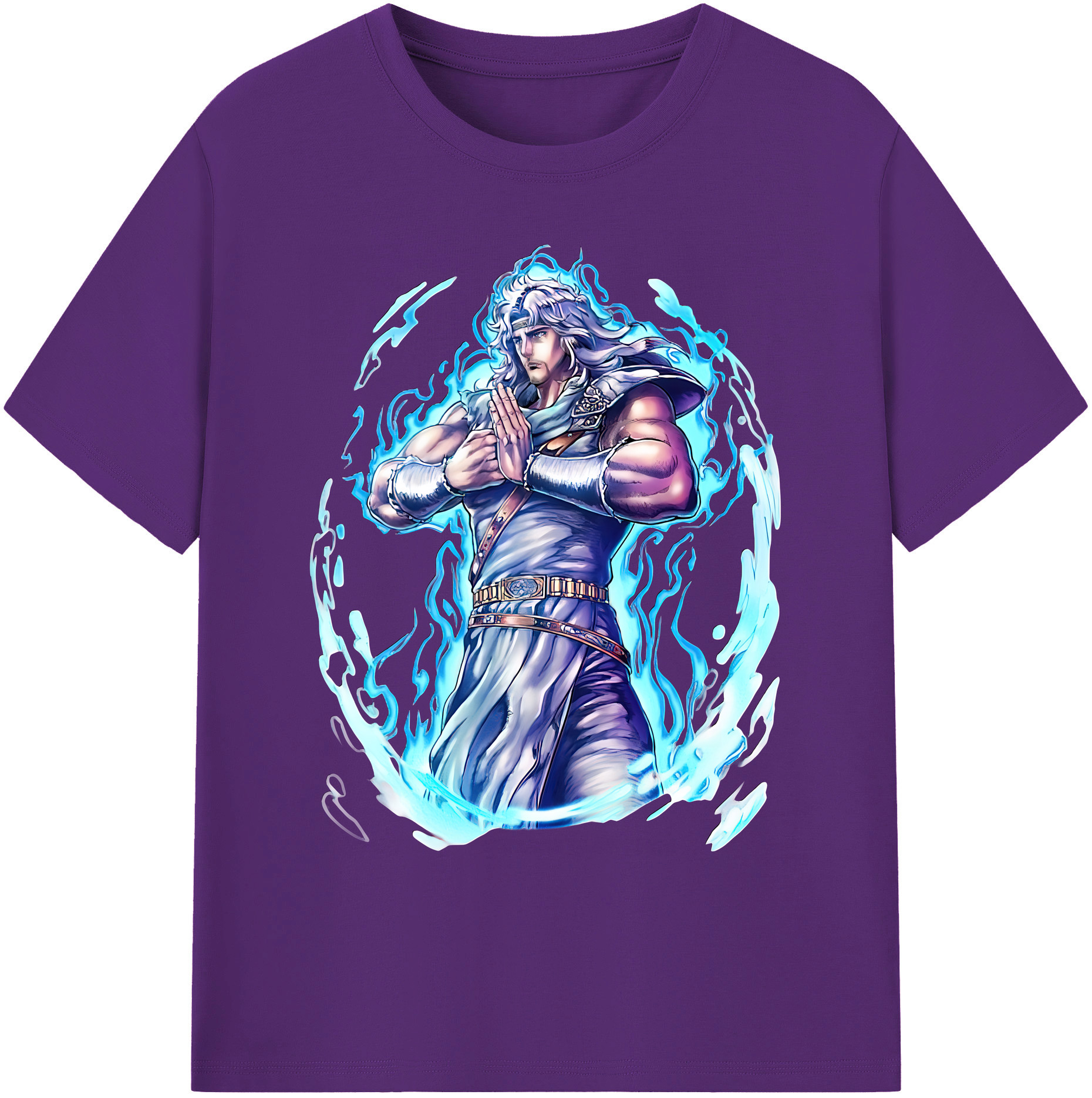 （画像用） 北斗の拳 Fist of the North Star 綿100％ メンズ半袖Tシャツ｜肌触りやわらか＆通気性