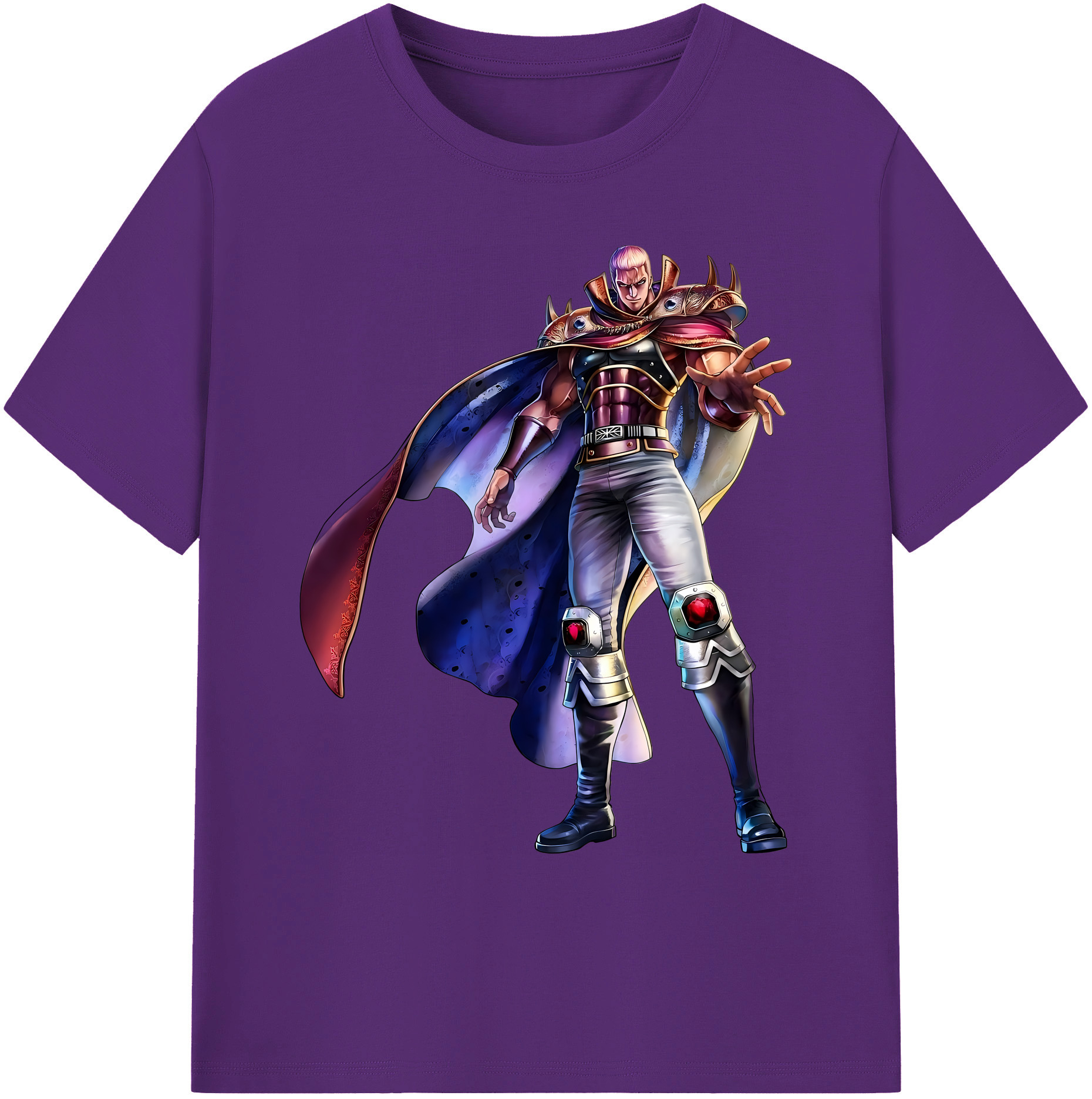 （画像用） 北斗の拳 Fist of the North Star 綿100％ メンズ半袖Tシャツ｜肌触りやわらか＆通気性