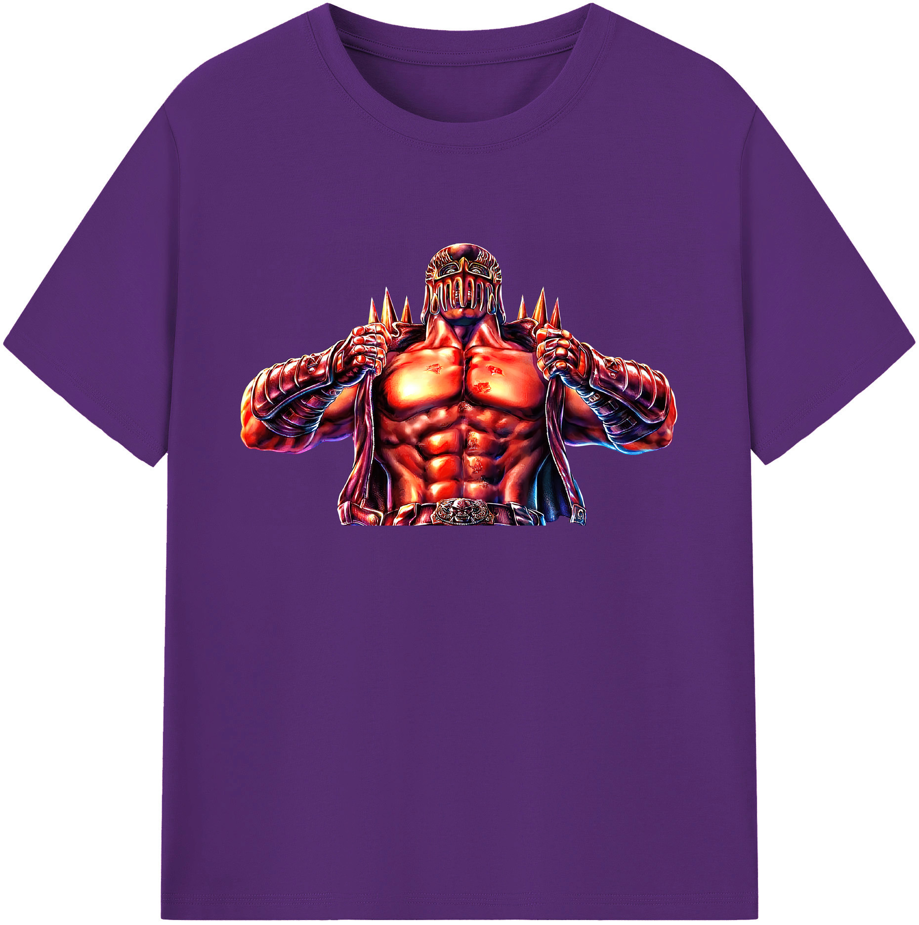 （画像用） 北斗の拳 Fist of the North Star 綿100％ メンズ半袖Tシャツ｜肌触りやわらか＆通気性