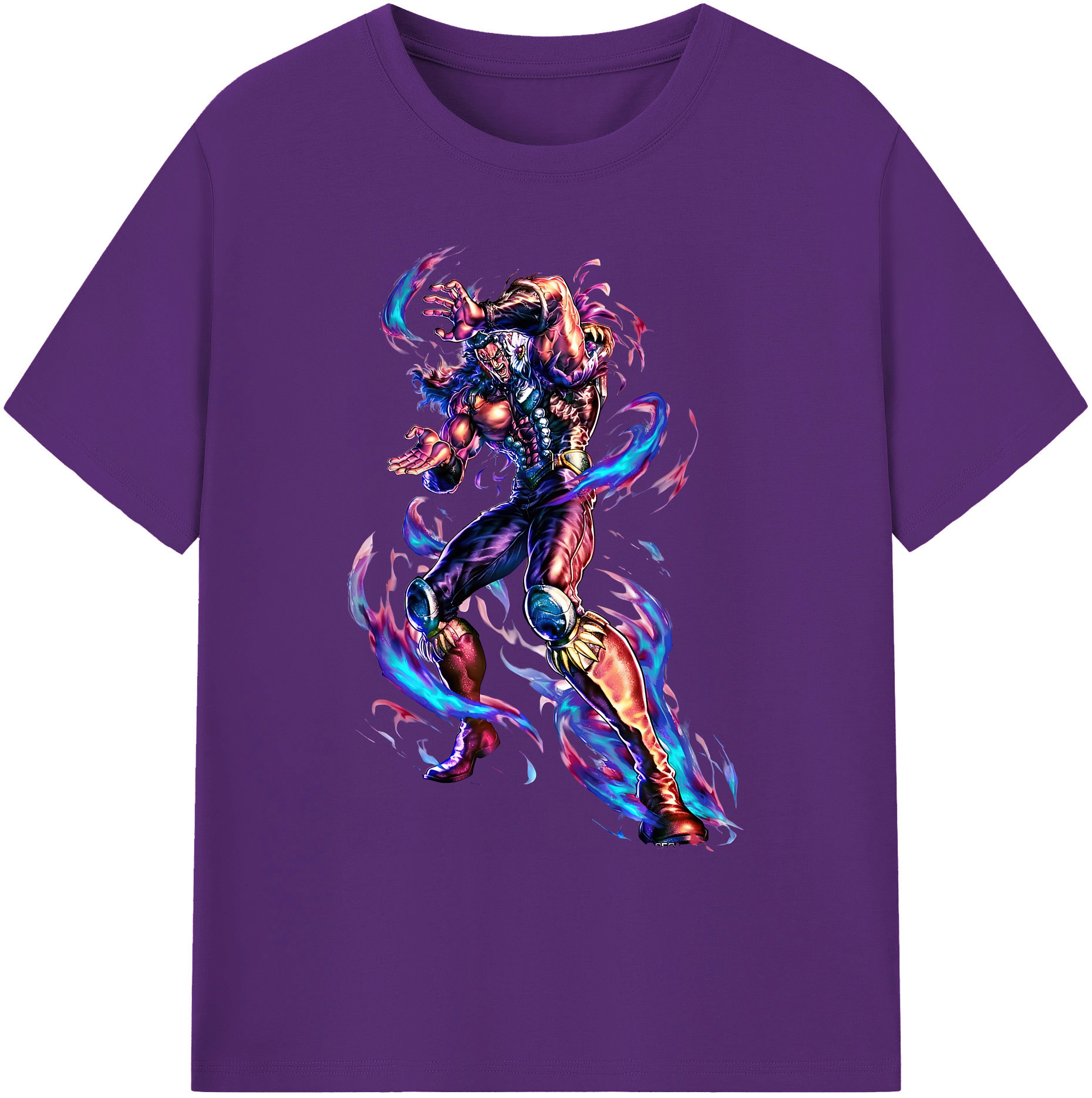 （画像用） 北斗の拳 Fist of the North Star 綿100％ メンズ半袖Tシャツ｜肌触りやわらか＆通気性