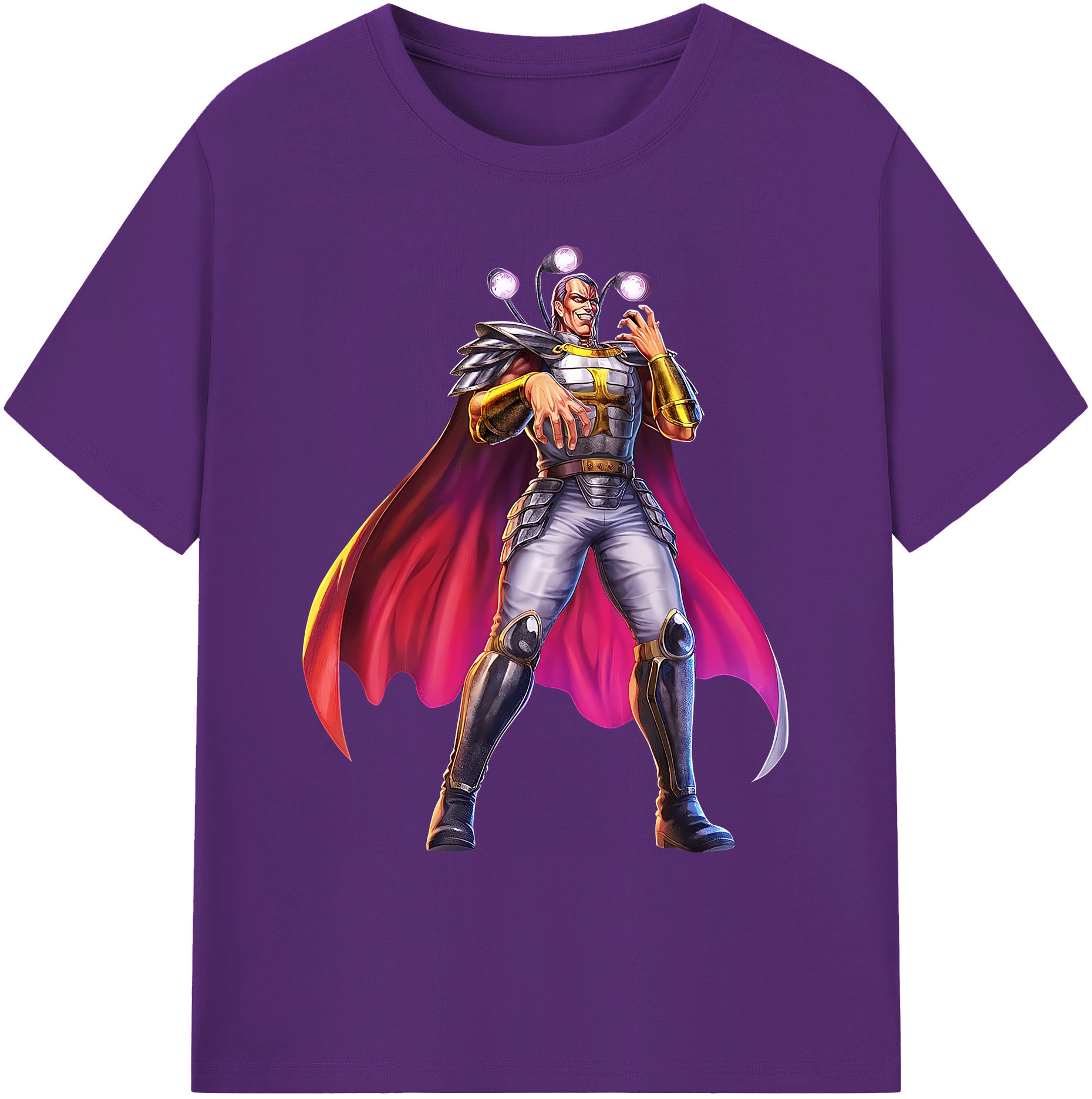 （画像用） 北斗の拳 Fist of the North Star 綿100％ メンズ半袖Tシャツ｜肌触りやわらか＆通気性
