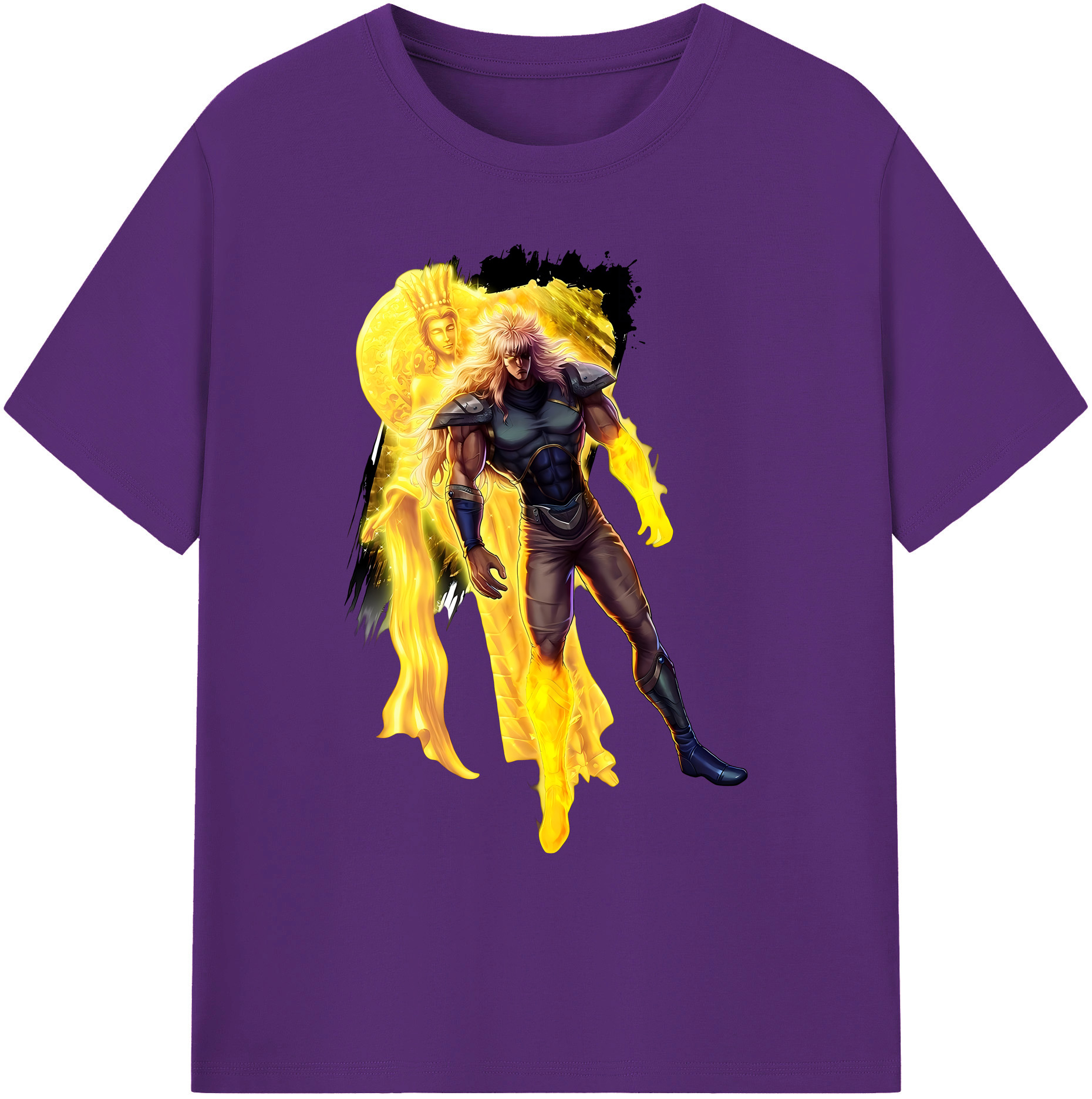 （画像用） 北斗の拳 Fist of the North Star 綿100％ メンズ半袖Tシャツ｜肌触りやわらか＆通気性