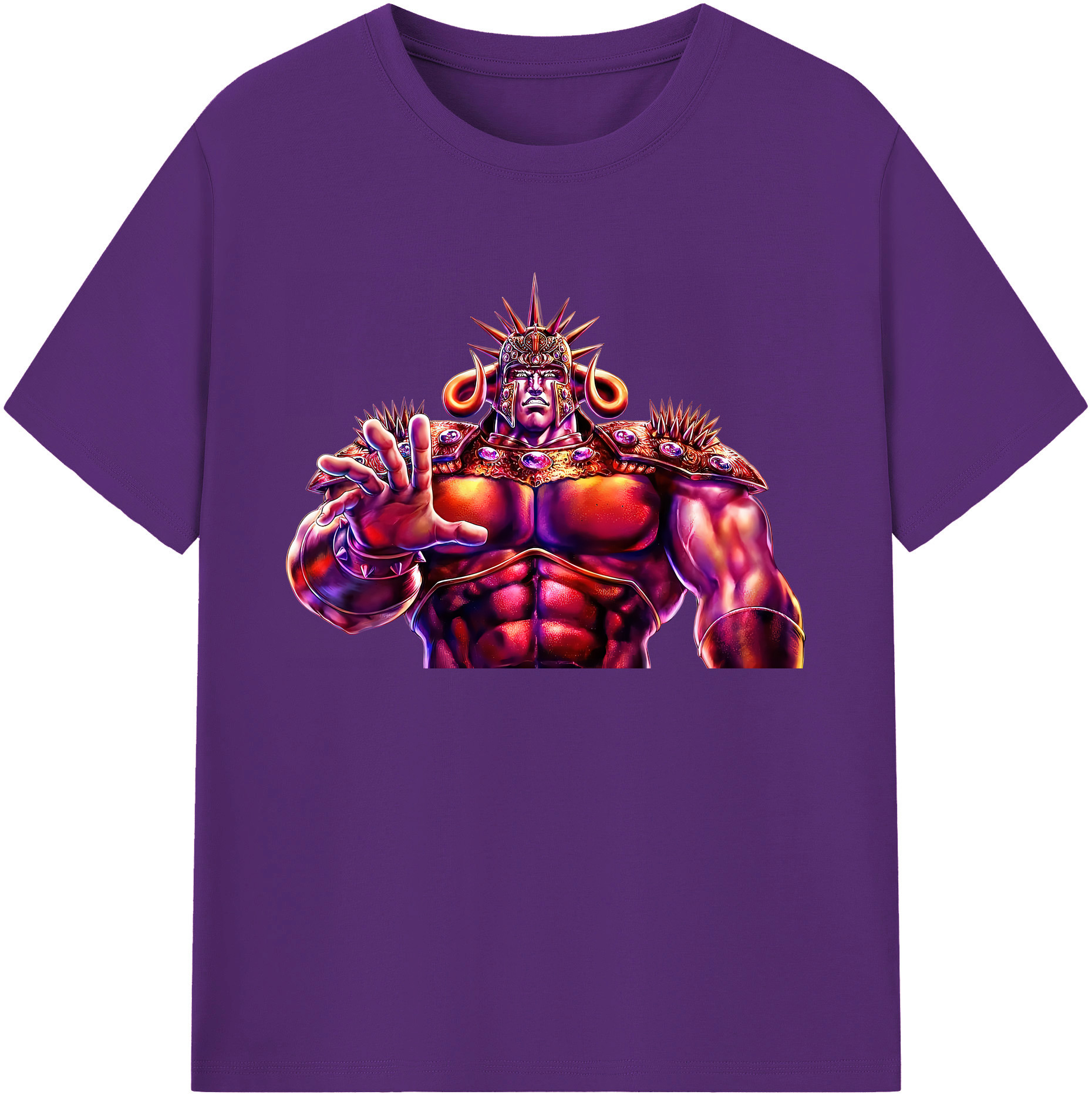 （画像用） 北斗の拳 Fist of the North Star 綿100％ メンズ半袖Tシャツ｜肌触りやわらか＆通気性