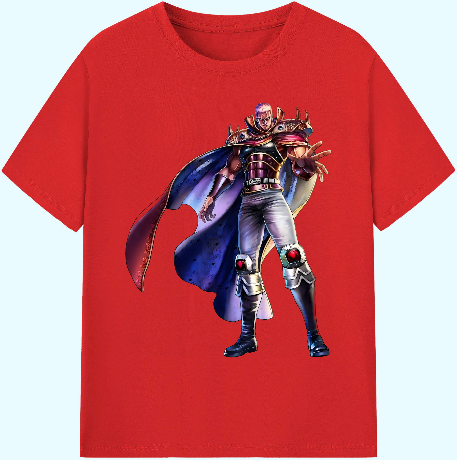 （画像用） 北斗の拳 Fist of the North Star 綿100％ メンズ半袖Tシャツ｜肌触りやわらか＆通気性