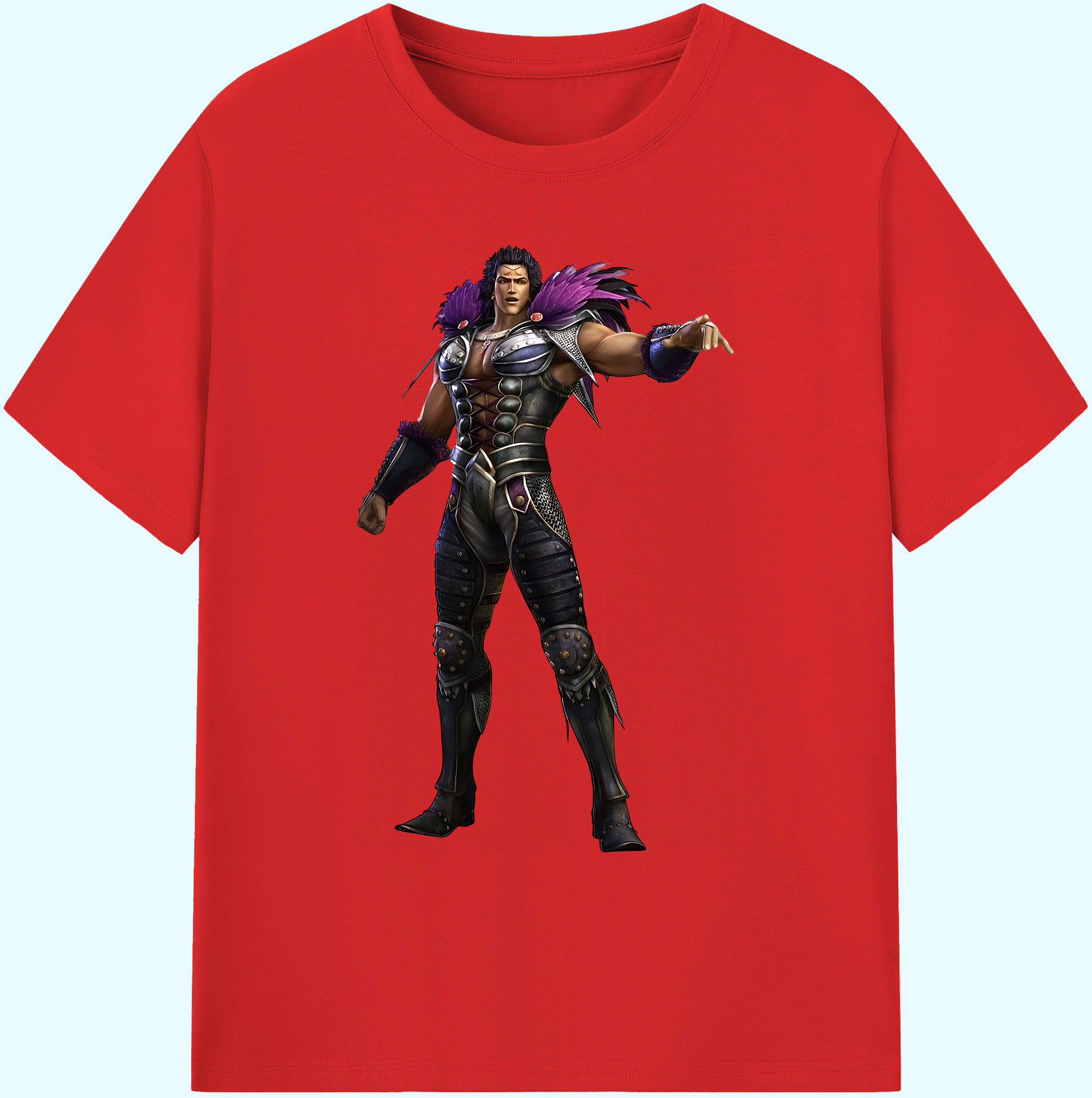 （画像用） 北斗の拳 Fist of the North Star 綿100％ メンズ半袖Tシャツ｜肌触りやわらか＆通気性